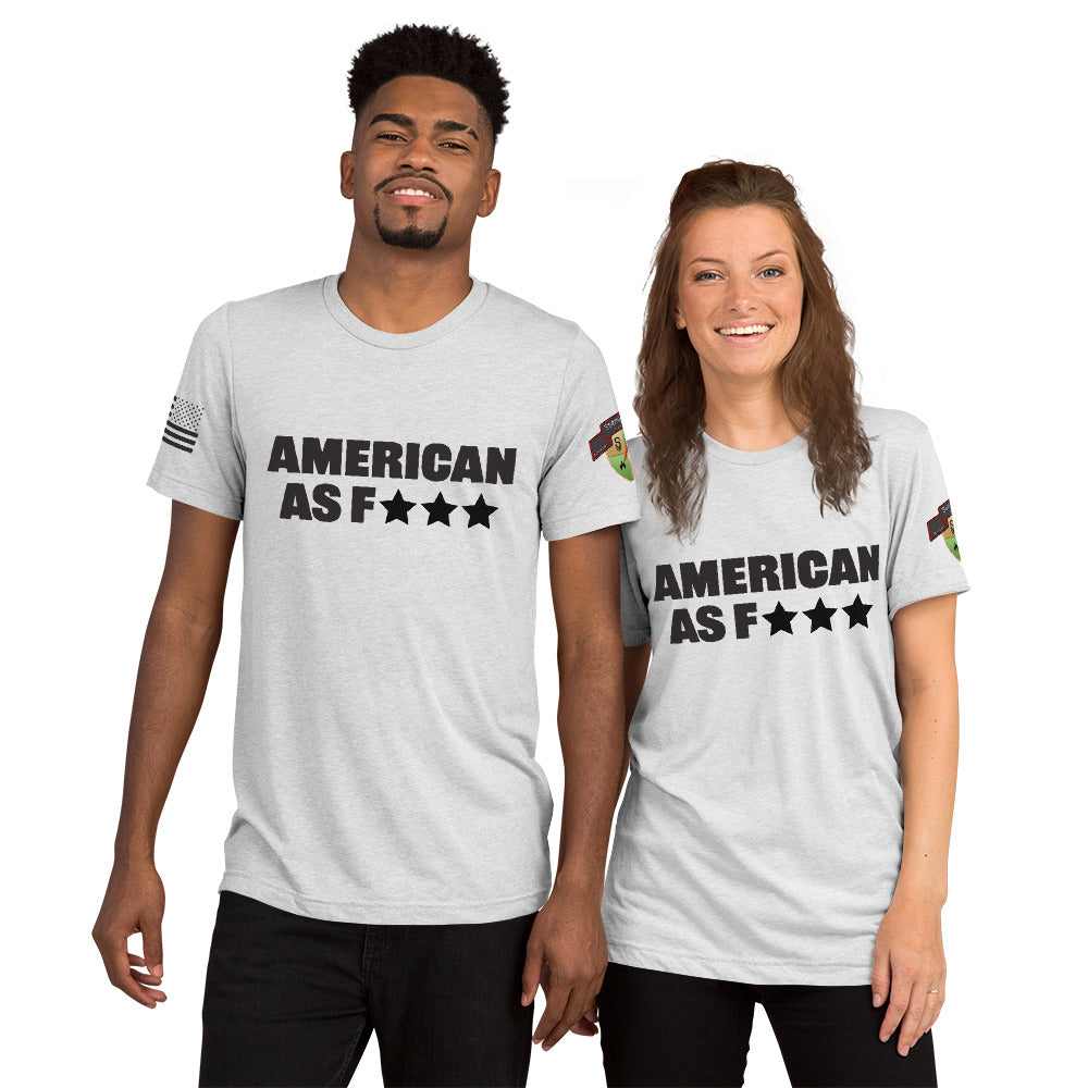 American AF Short Sleeve T-Shirt for Men & Women - Comfortable Cotton Casual Tee - Perfect for Streetwear, Gym, and Everyday Outfits