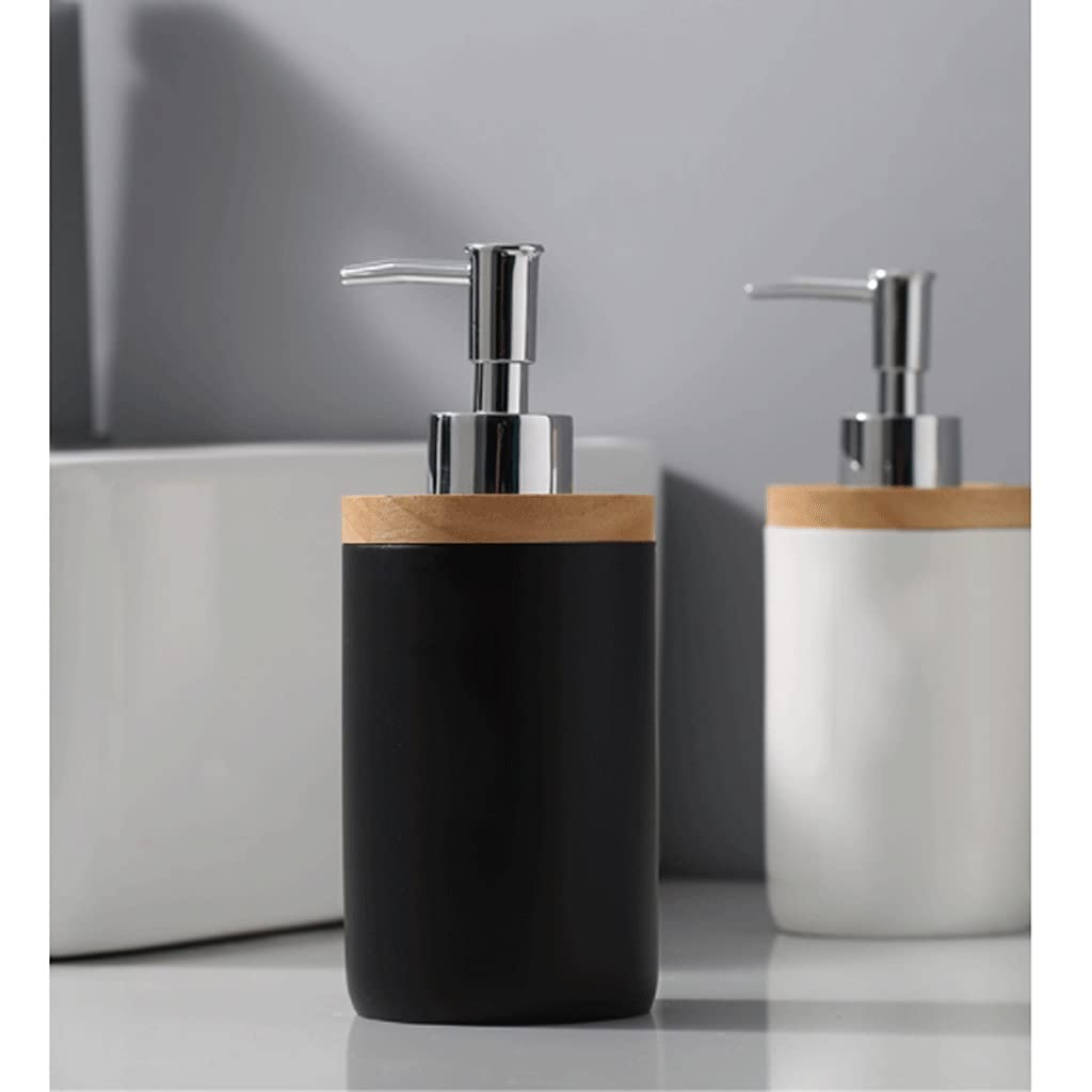 White Refillable 13.5oz/400ml Soap Dispenser Pump Bottle - Dish & Hand Soap Dispenser for Kitchen, Bathroom & Bedroom | Durable & Leak-Proof Design for Daily Home & Office Use