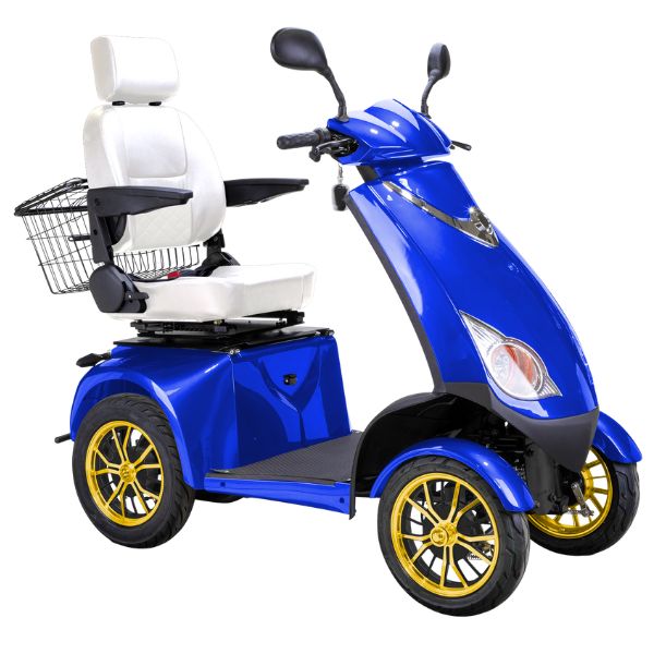 Premium Platinum Bariatric 4-Wheel Mobility Scooter for Heavy Adults - Heavy Duty Electric Wheelchair for Indoor & Outdoor Use - Ideal for Shopping, Travel, and Daily Mobility Assistance