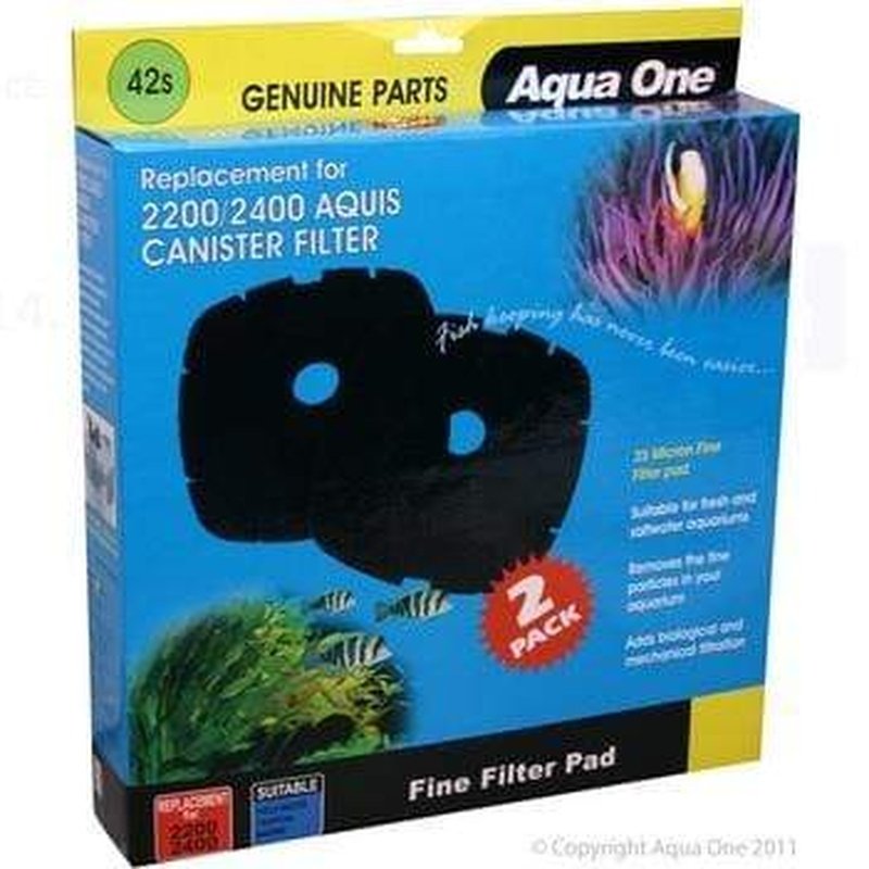 Aqua One Sponge Filter Media 35ppi 2-Pack for Nautilus 2700 & Brilliance 180 Aquariums – High-Quality Bio Sponge for Fish Tank Filtration – Perfect for Freshwater and Saltwater Aquariums