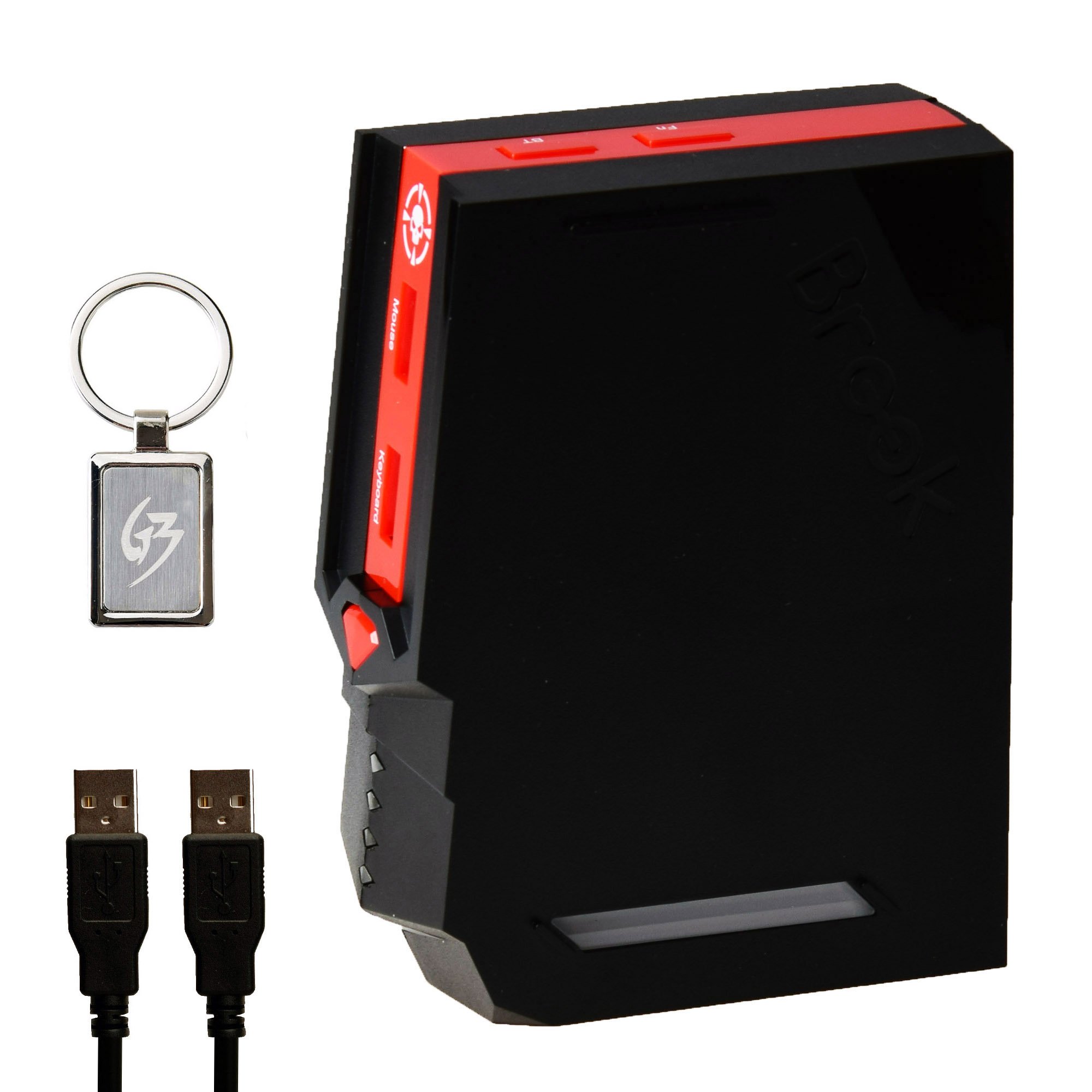 Brook Gam3Gear ZPP004T Sniper Controller Converter - Precision FPS Keyboard & Mouse Adapter for PS4, PS3, Xbox One, Xbox 360 - Enhance Gaming Accuracy with Gam3Gear Keychain - Perfect for Competitive FPS Gaming on Console