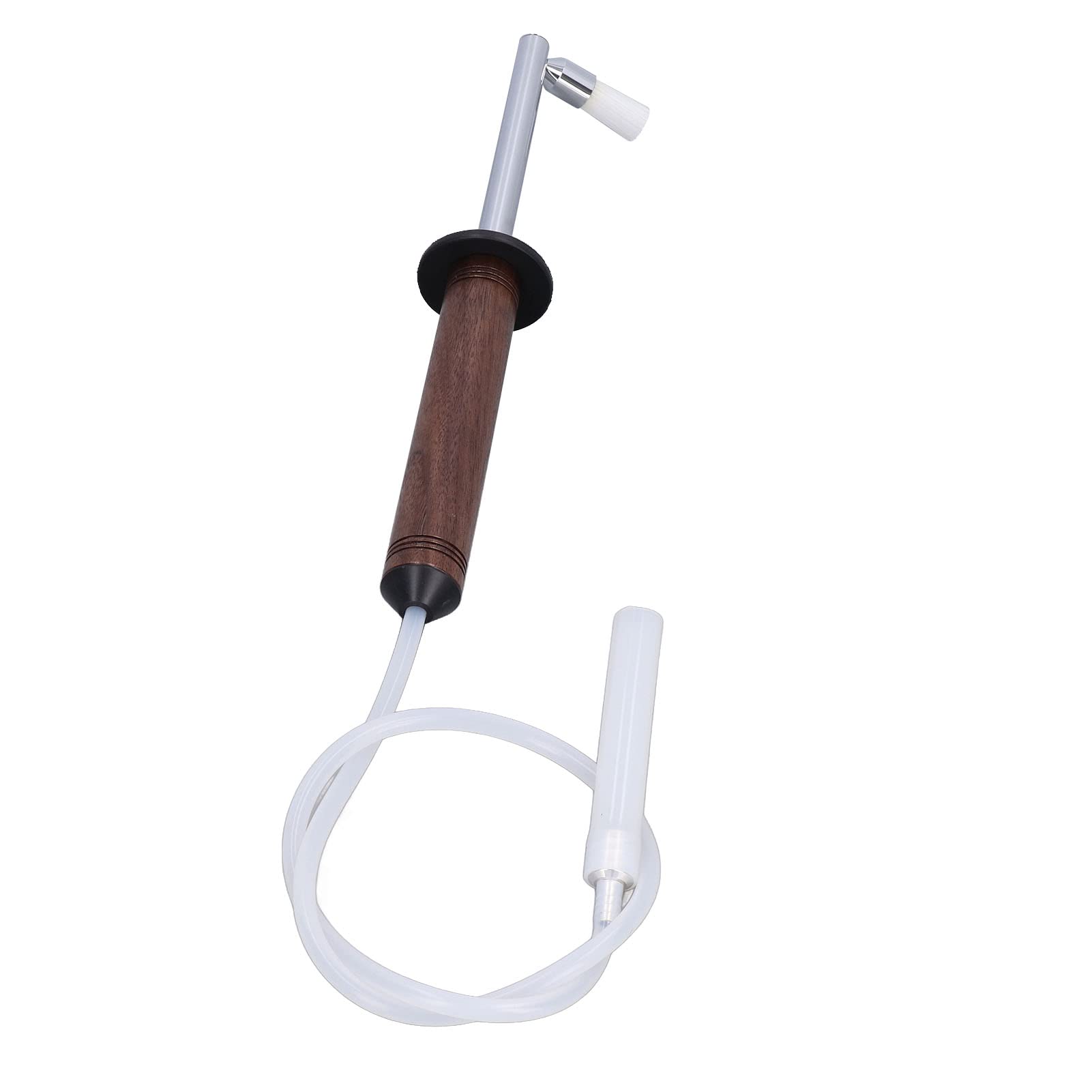 Steam Coffee Machine Brush Cleaner with Replaceable Head - Wood Handle, Heat Resistant Espresso Machine Cleaning Tool for Kitchen, Bar & Home Use - Perfect for Daily Coffee Maker Maintenance & Deep Cleaning
