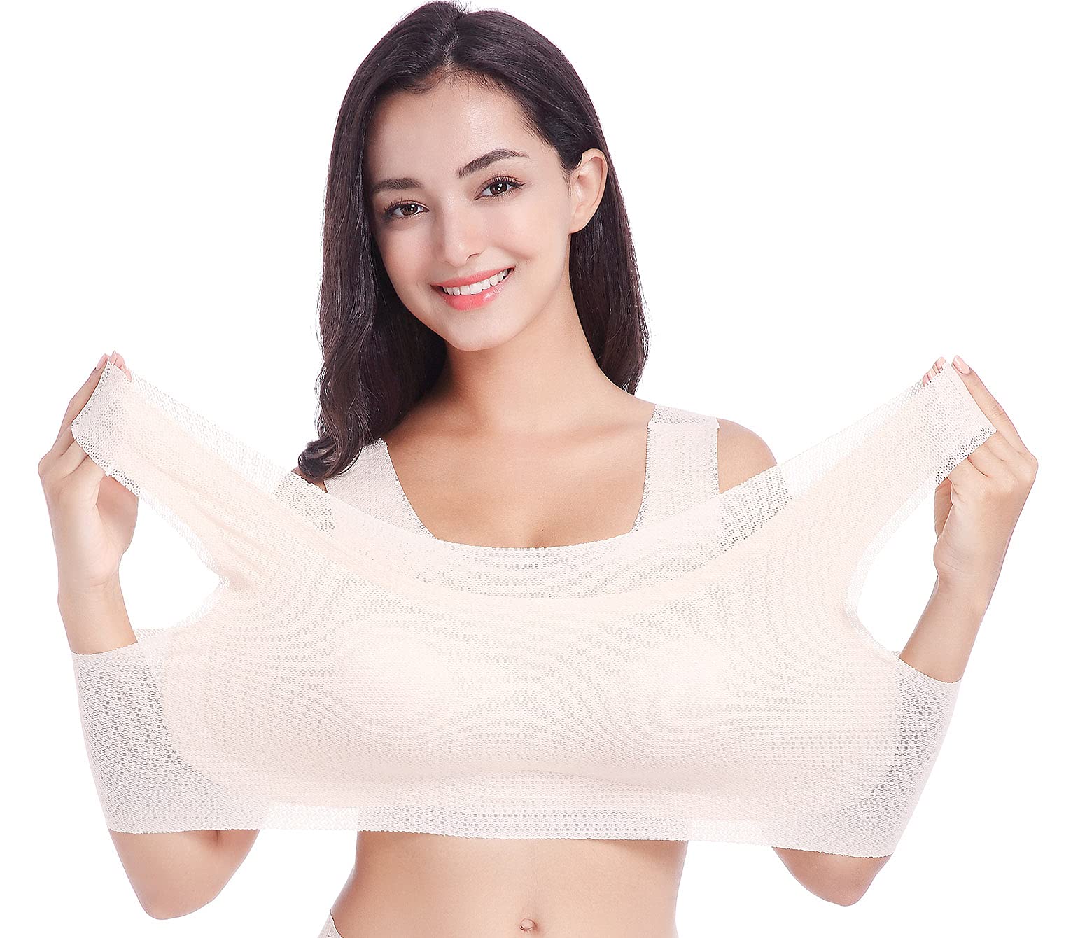 FEOYA Women’s Plus Size Sleep Bra - Wireless Stretch Bralette for Sports & Comfort - Perfect for Yoga, Lounging & Nighttime Wear