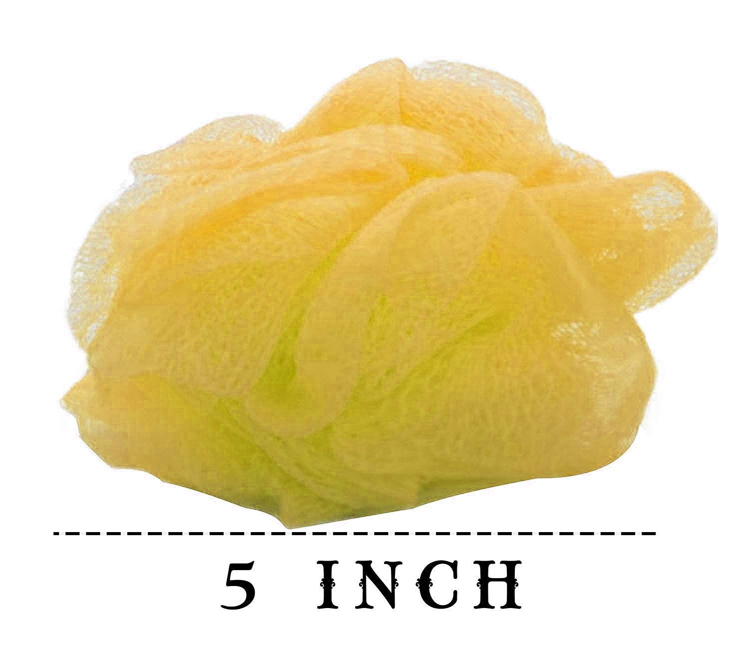 Exfoliating Bath Sponge for Dead Skin Removal - 2 Pack Body Scrubber for Smooth Skin | Shower & Spa Use