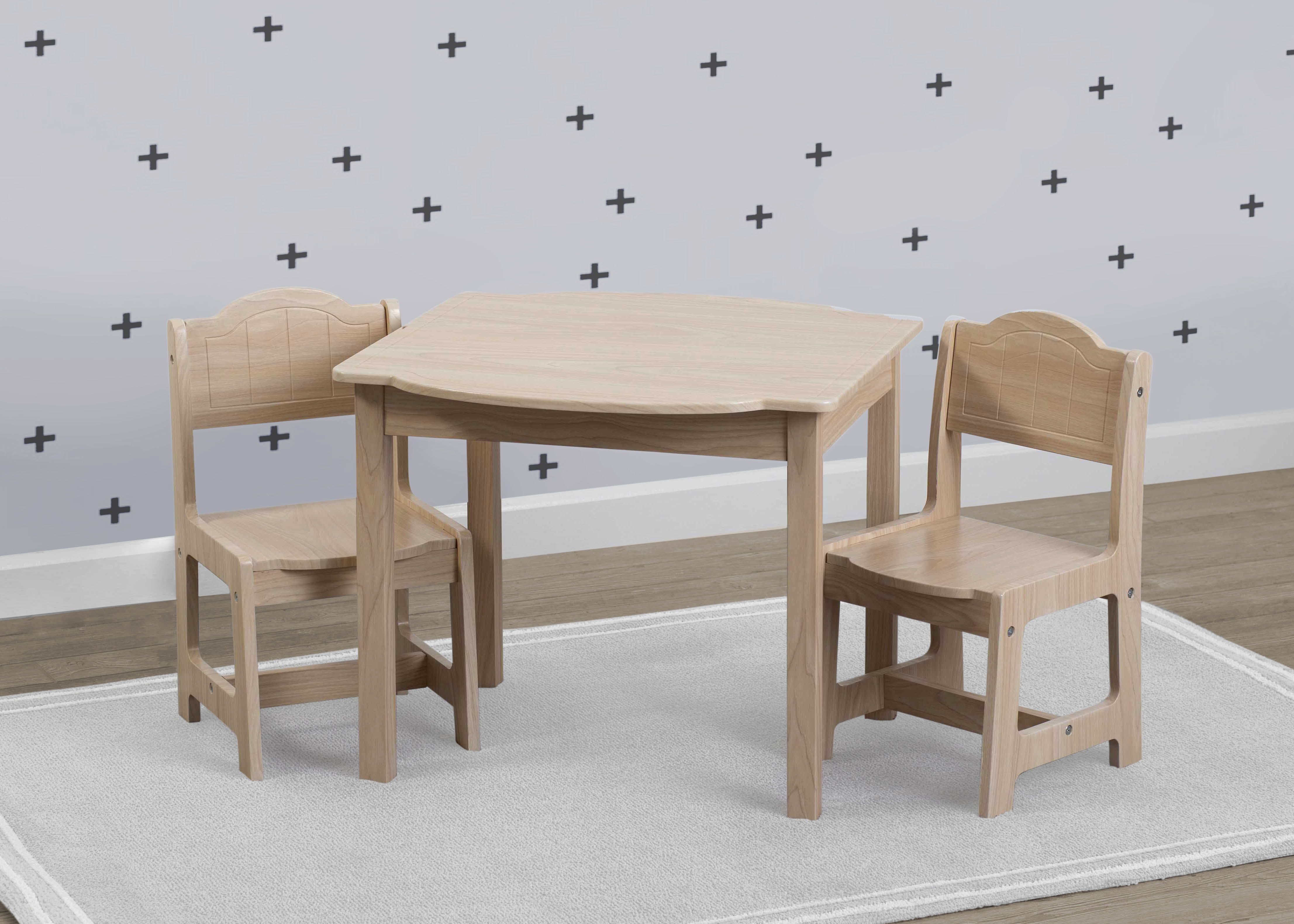 Newport Dining Table and 2 Chairs Set - Modern Kitchen Furniture for Small Spaces | Perfect for Breakfast Nook, Apartment, or Outdoor Patio