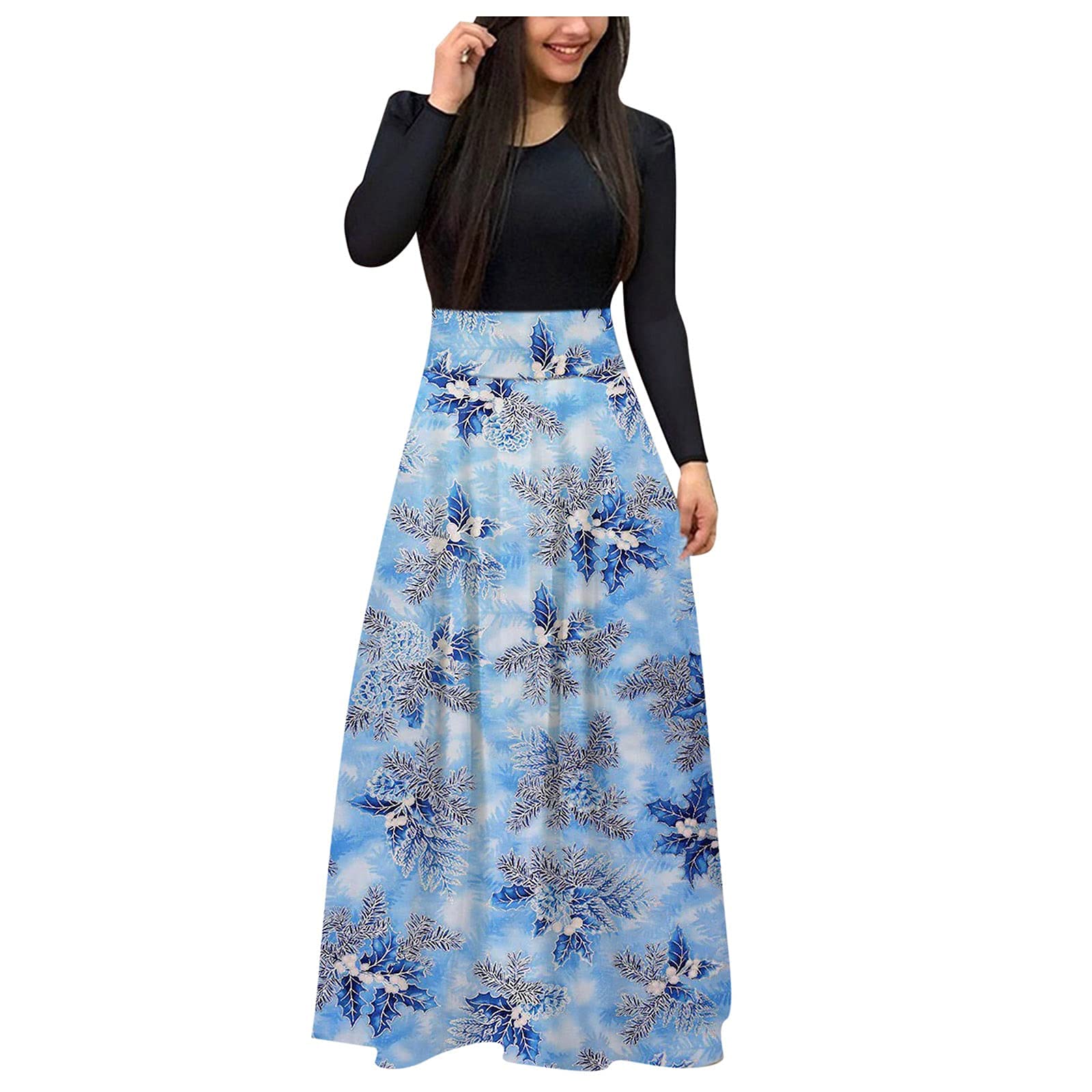 Plus Size Summer Maxi Dress for Women - Floral Print Short Sleeve Swing Sundress, Beach Cover Up & Vacation Outfit - Perfect for Pool Parties, Tropical Getaways and Casual Summer Wear