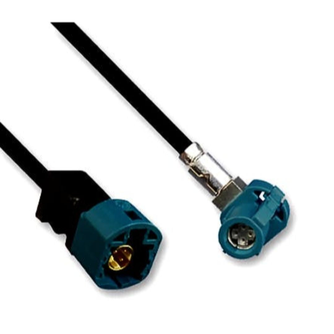 Crux HSD EXT1R Right-Angle HSD Antenna Extension Cable - 1.5ft for Enhanced Signal & Connectivity in TV, Radio & Communication Systems