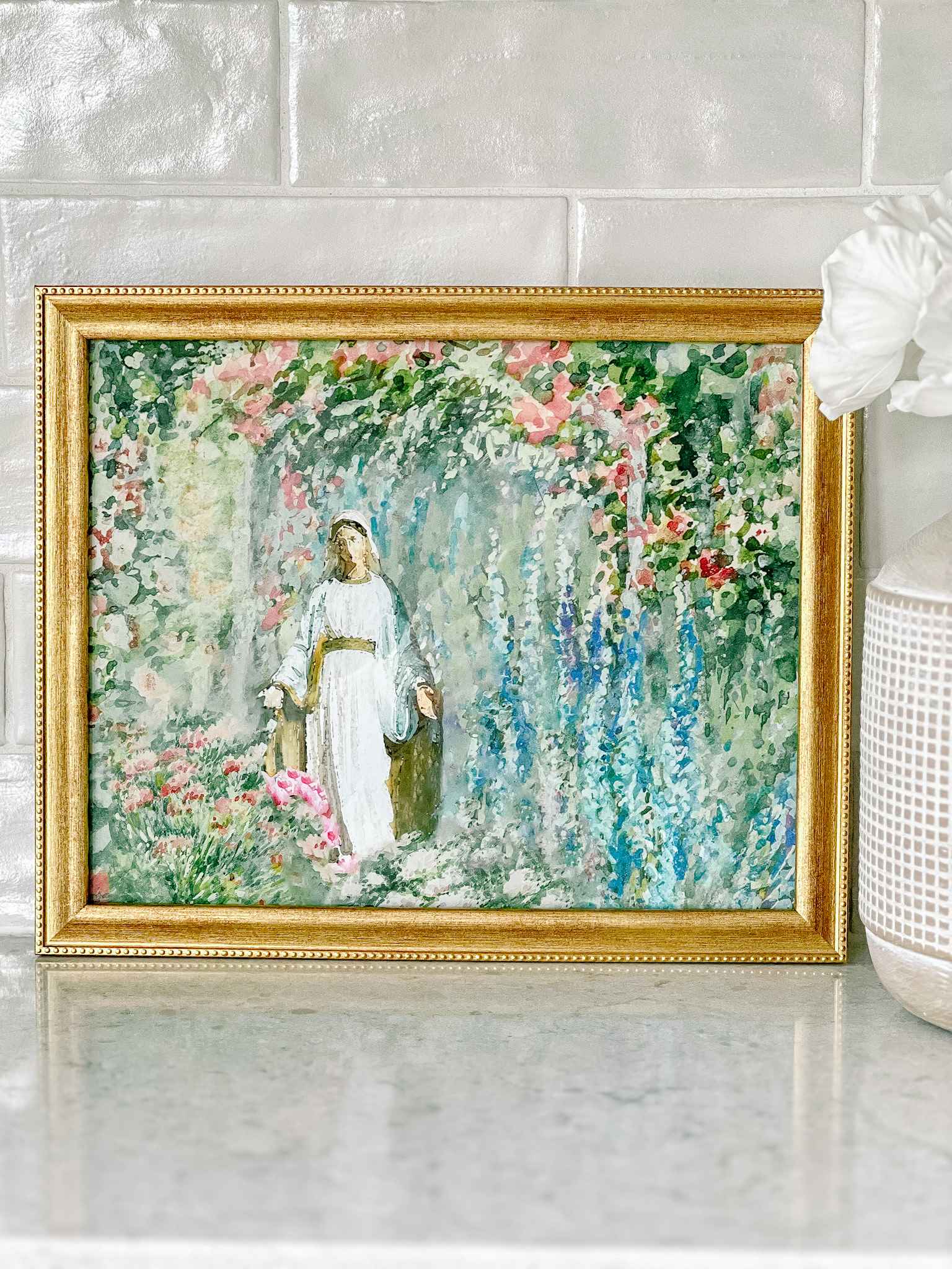 Our Lady of Grace Print - Beautiful Religious Wall Art for Home & Church Decor - Perfect for Prayer Rooms, Gifts & Spiritual Spaces