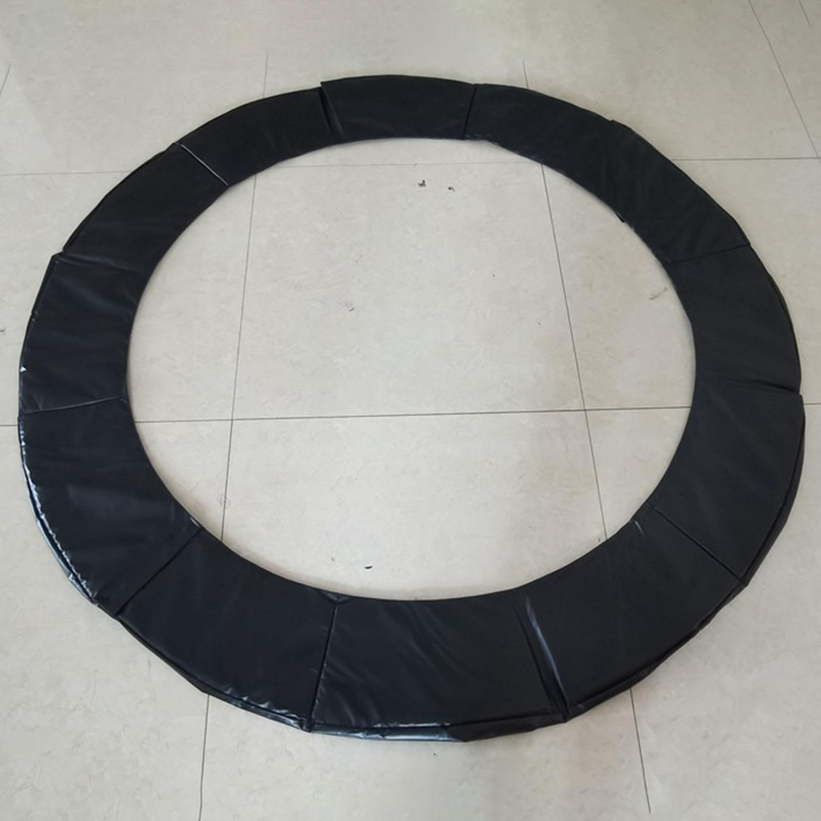 Premium Trampoline Spring Cover - Heavy Duty Edge Protection Pad for Standard Trampolines | Thick Black Safety Padding | Perfect for Backyard, Park & Gym Use