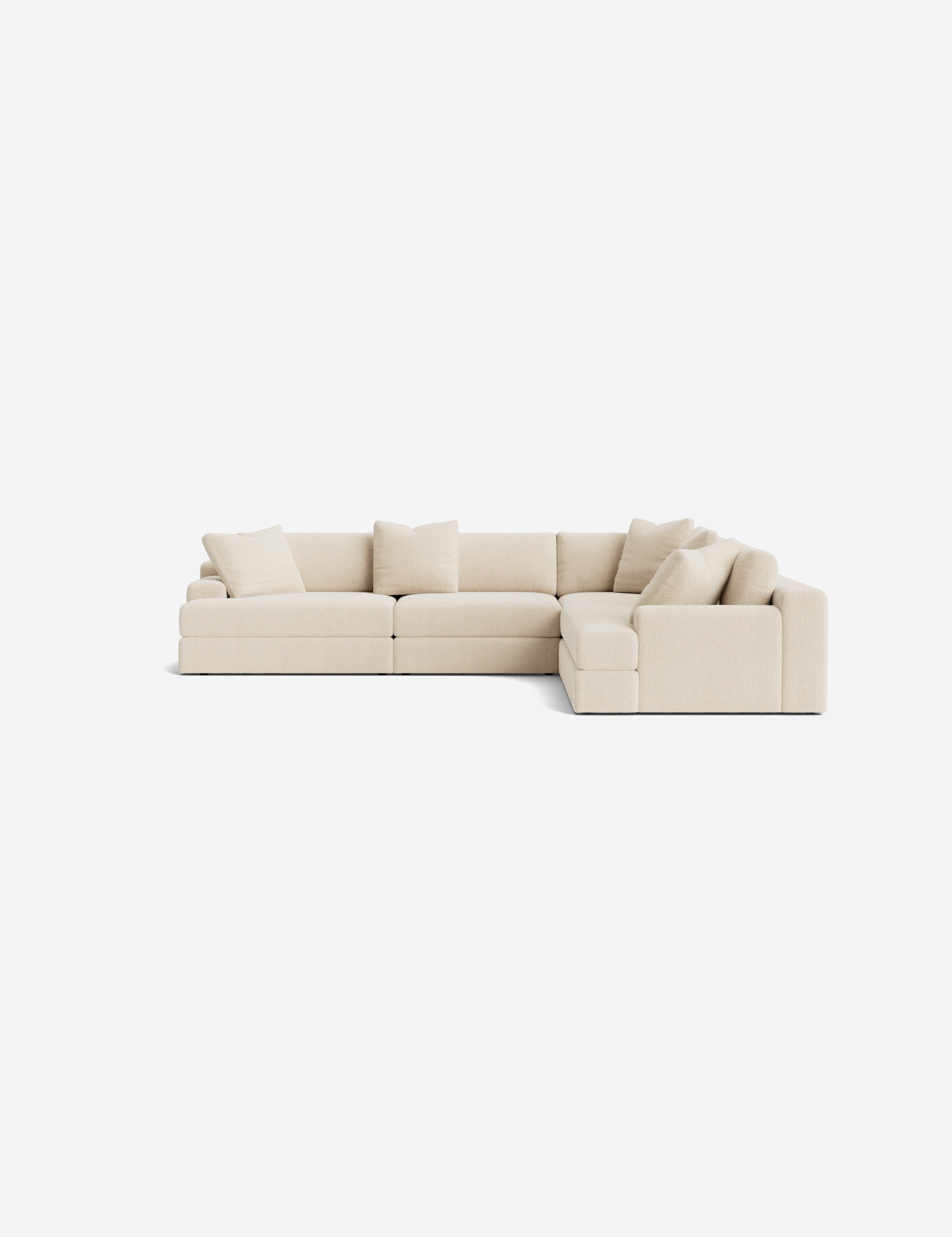 Felton Corner Sectional Sofa - Modern L-Shaped Couch with Storage Chaise for Small Spaces | Living Room, Apartment, Dorm Furniture | Comfortable & Stylish Home Decor