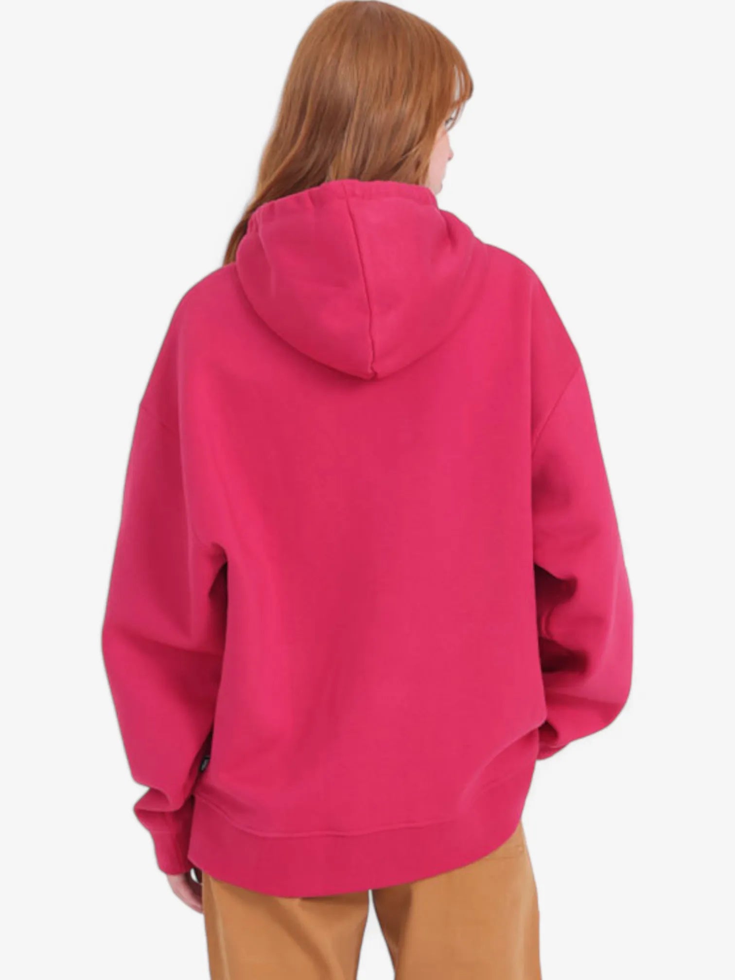 Vans Women's Everyday OS Zip Hoodie - Fuchsia Pink Pullover for Casual Wear & Outdoor Activities