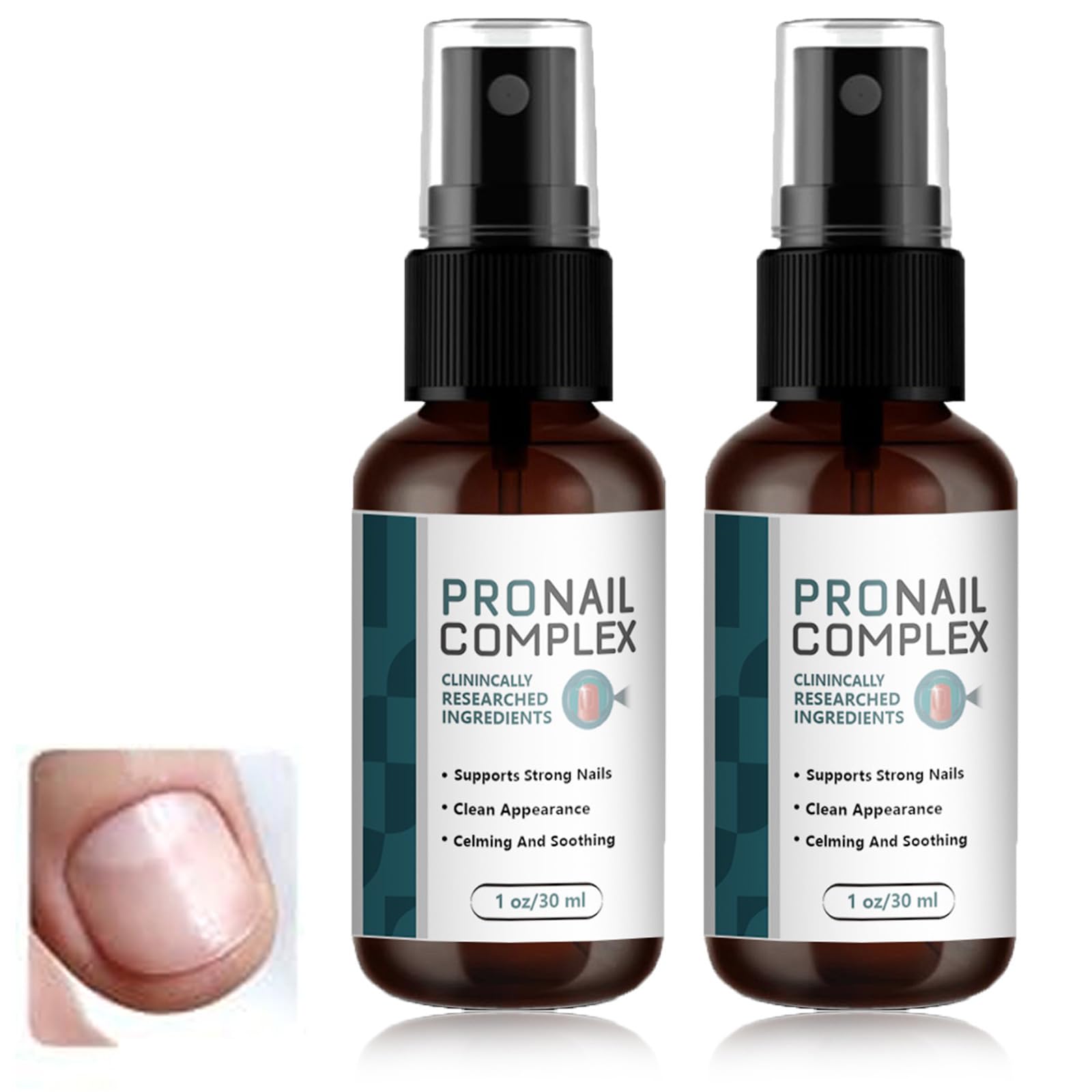 ProNail Complex Spray - Nail Repair Oil for Damaged & Brittle Nails - Strengthens & Hydrates Cuticles - 1 Bottle (0.5 fl oz) - Perfect for Salon Use & At-Home Nail Care