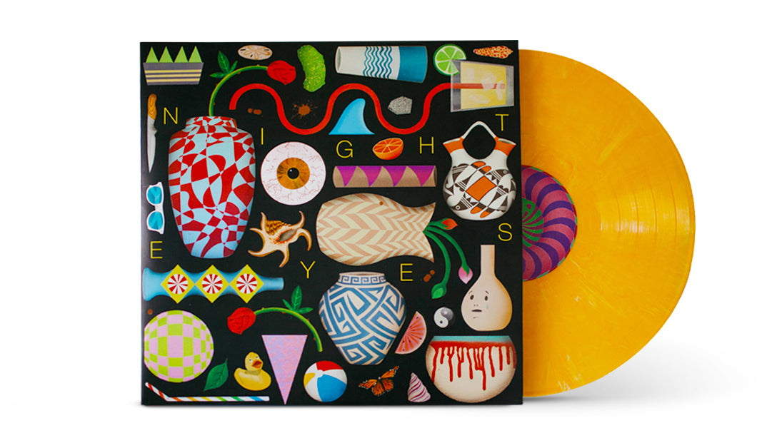 Cat-Eye Yellow Marbled Vinyl