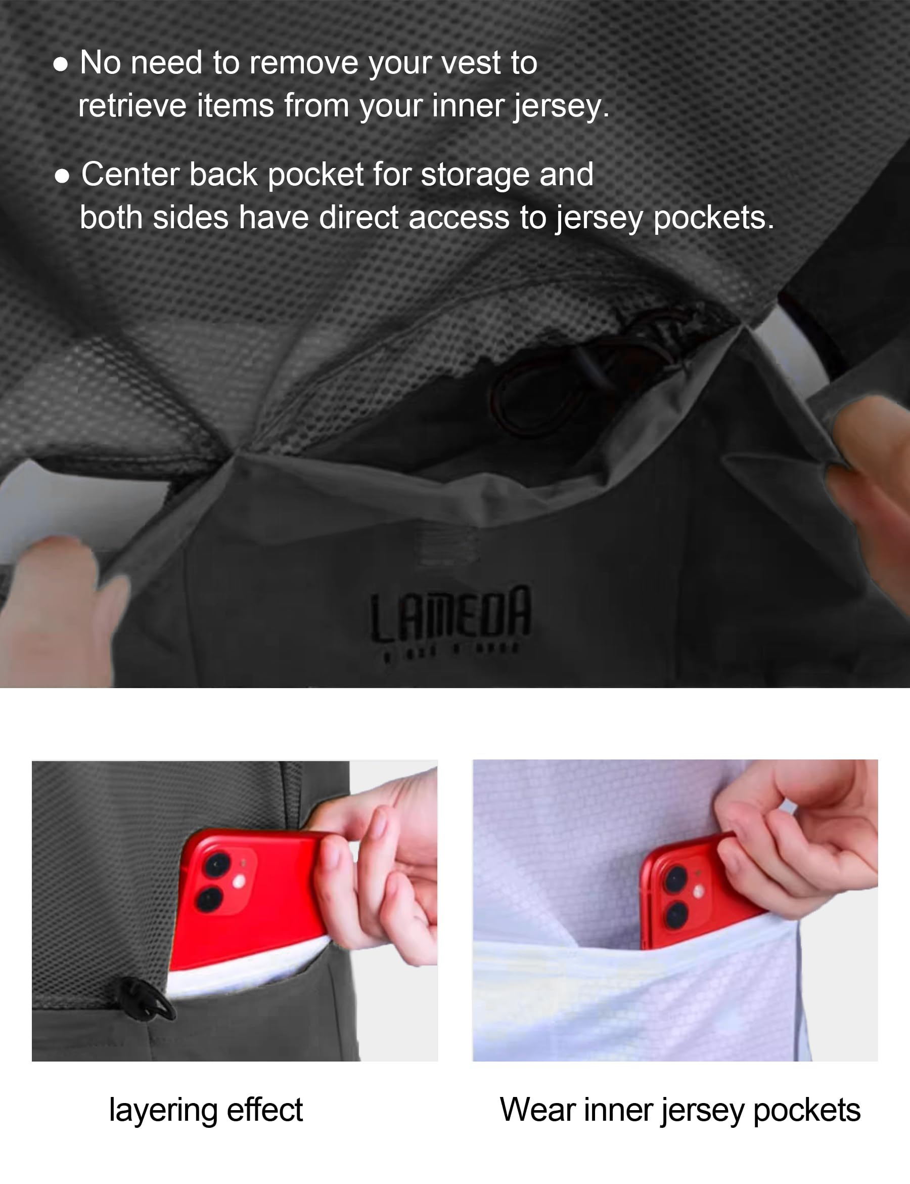 Men's & Women's Windproof Cycling Jacket - Lightweight, Packable Bicycle Windbreaker for Outdoor Sports & Commuting