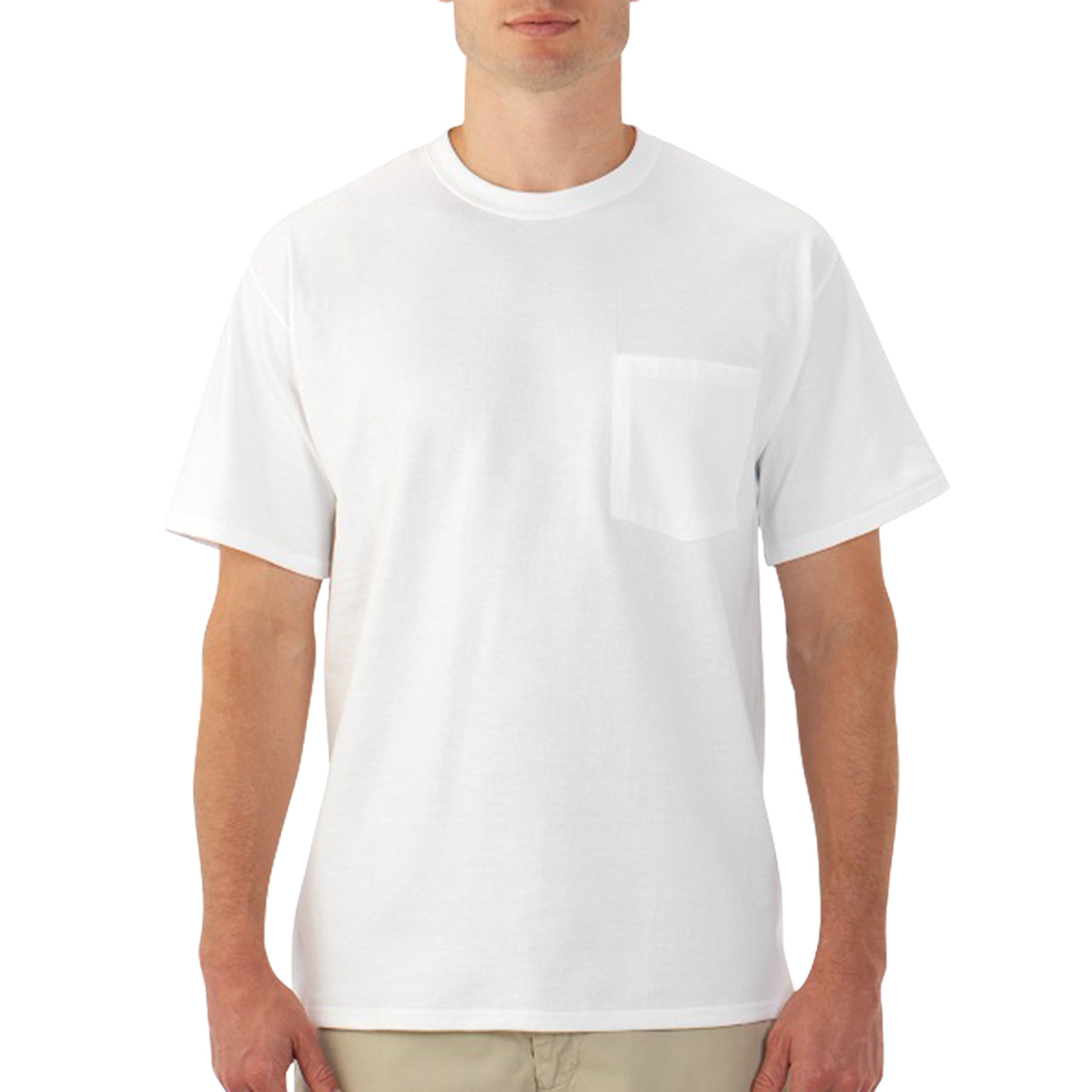 Fruit of the Loom Men's Short Sleeve Crew Neck T-Shirt - True Red | Comfortable Cotton Tee for Casual Wear, Gym & Everyday Outfits