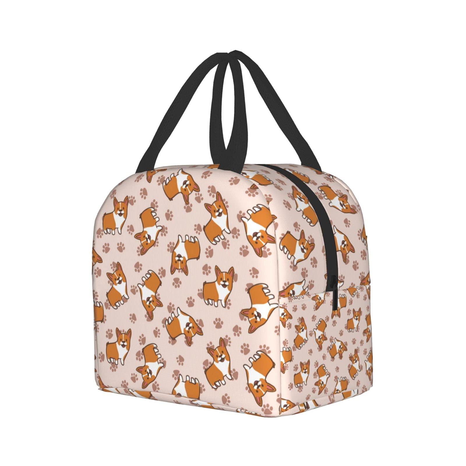 Insulated Corgi Lunch Box for Kids - Reusable Lunch Bag for Boys & Girls, Perfect for School, Camping, Hiking, Picnic, Beach & Travel - Ideal for Daily Use, Outdoor Adventures & Family Outings