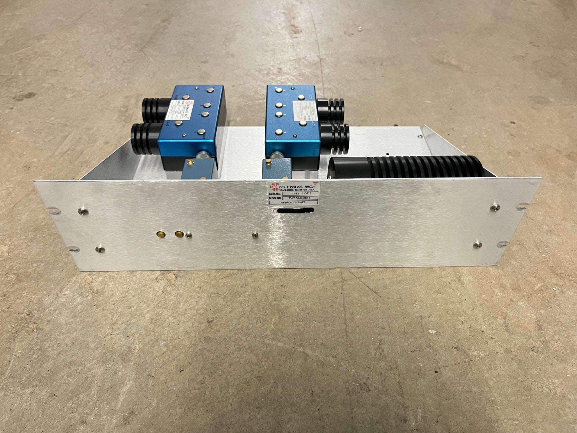 Telewave TW350 6HRB1 6 Channel Hybrid Combiner 350 MHz (3-Piece Set) - Ideal for Radio Communication, Public Safety & Broadcast Systems