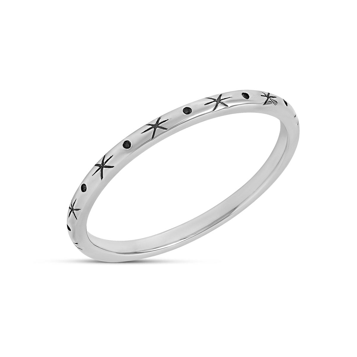 Estrella Ring for Women - Elegant Sterling Silver Stackable Ring Set - Perfect for Everyday Wear, Gifts & Special Occasions