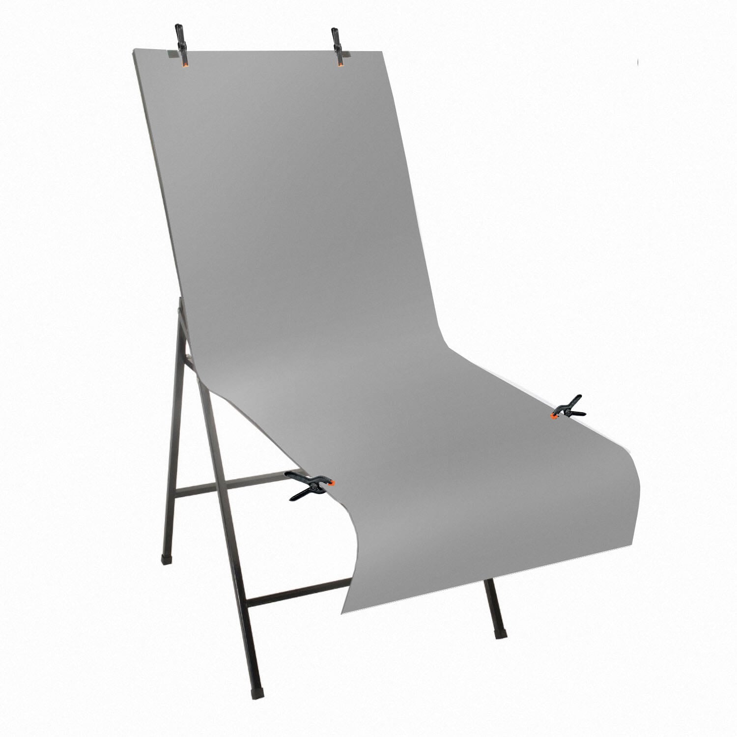 Professional 60x130cm Still Life Photography Backdrop Kit with PVC Drop & Clamps - Perfect for Product, Jewelry, and Food Photography