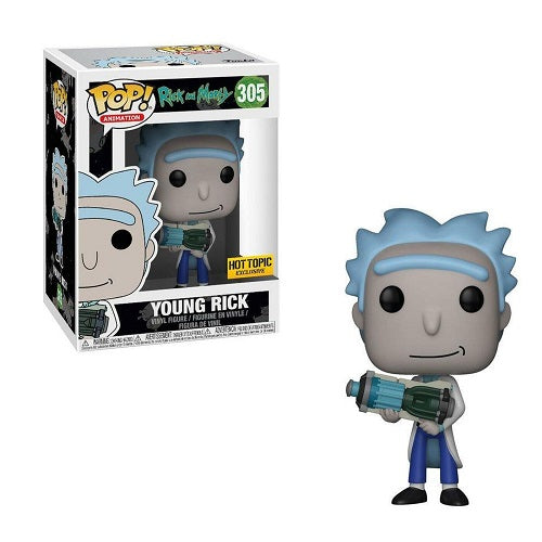 Rick and Morty: Young Rick Action Figure - Exclusive Hot Topic Collectible for Fans & Gift Ideas | Perfect for Display, Cosplay, and Pop Culture Enthusiasts
