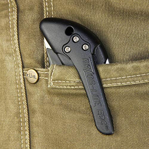 Outdoor Edge Onyx EDC Knife - Black Tactical Pocket Knife for Everyday Carry, Camping, Hiking & Survival | Compact & Durable Outdoor Knife