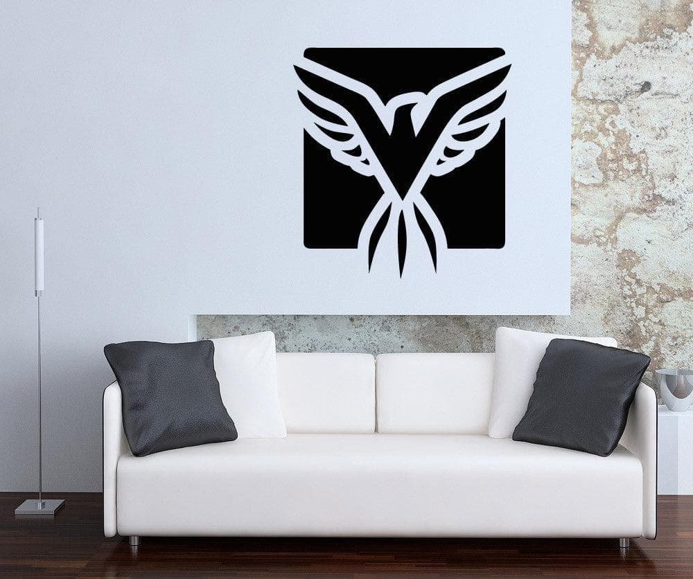 Eagle Square Vinyl Wall Decal Sticker #OS_AA1293 - Perfect for Home Decor, Office, Nursery & DIY Projects