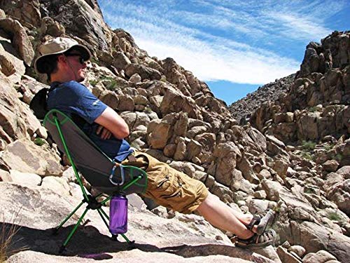 Joey Chair - Lightweight Folding Camping Chair for Outdoor Adventures | Portable & Stable for Hiking, Backpacking, Beach, Lawn Sports | Collapsible Outdoor Furniture (Yellow) | Perfect for Camping Trips, Picnics, Concerts & Backyard Relaxation