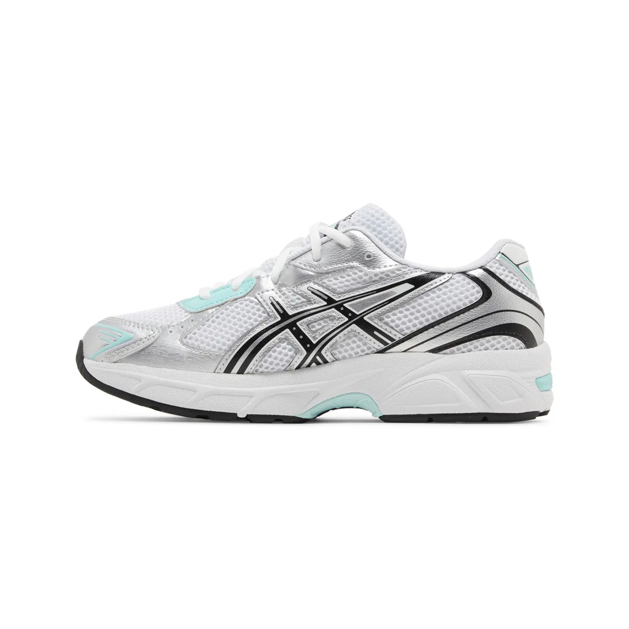 ASICS Gel 1130 'White Aqua' GS Running Shoes for Women (2024) - Lightweight Cushioned Sneakers for Jogging, Gym Workouts & Casual Wear