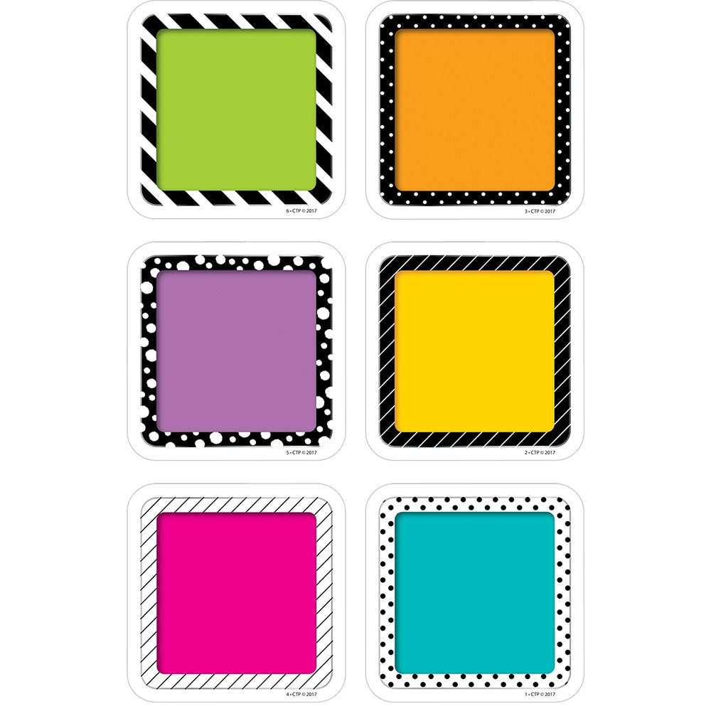 Vibrant Bold & Bright Colorful Greeting Cards - 3 Unique Designer Cut-Out Designs for Birthdays, Anniversaries & Special Occasions