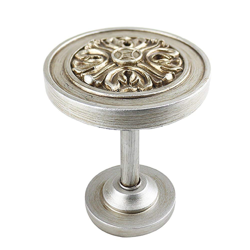 Urbanest Hamlin Drapery Medallion Holdback - Elegant Curtain Tieback Hook for Window Treatments, Home Decor (Set of 2) - Perfect for Living Room, Bedroom & Dorm Decorating