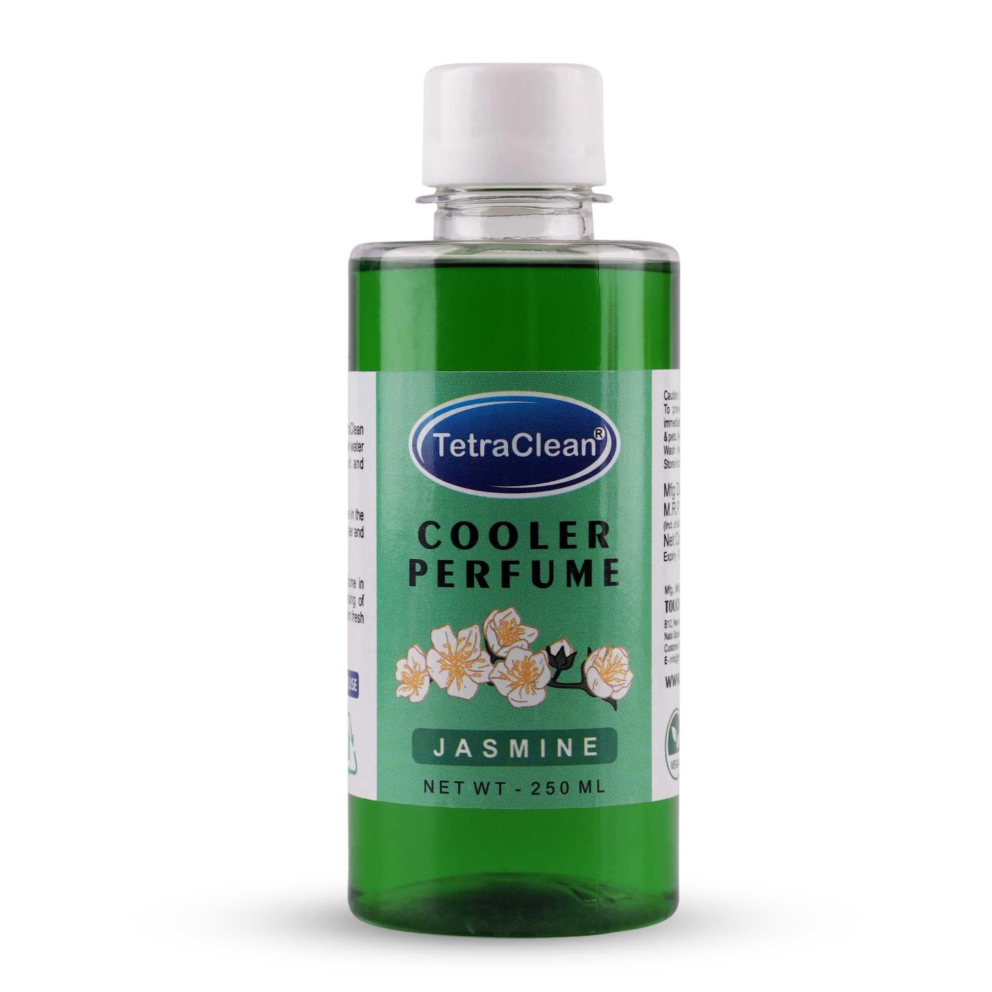 Tetraclean Cooler Perfume & Aroma Diffuser Oil - Long Lasting Jasmine Fragrance for Coolers | Multipurpose Scented Oil for Home, Office, and Commercial Use | Perfect for Air Freshening, Relaxation, and Creating a Pleasant Atmosphere