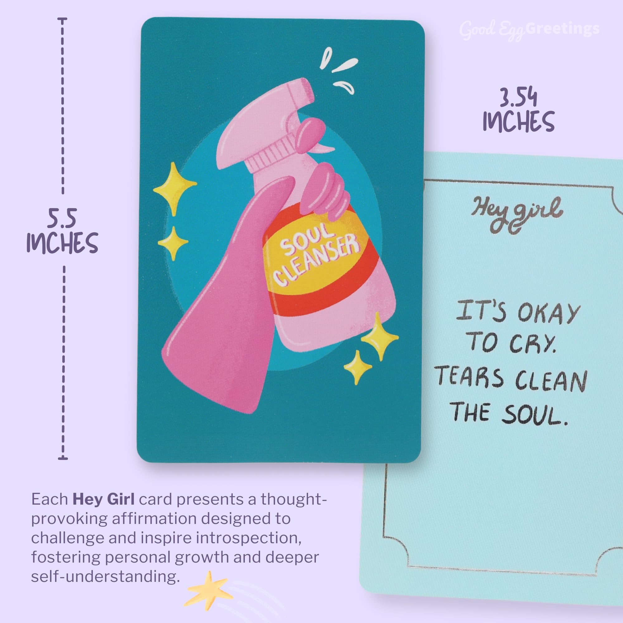 Sweary Affirmation Cards for Women - 60 Positive Daily Motivational Quote Cards with Sassy & Inspirational Messages - Self Love Gifts for Birthday, Holiday or Everyday Encouragement - Perfect for Office Decor, Journaling & Self-Care Rituals