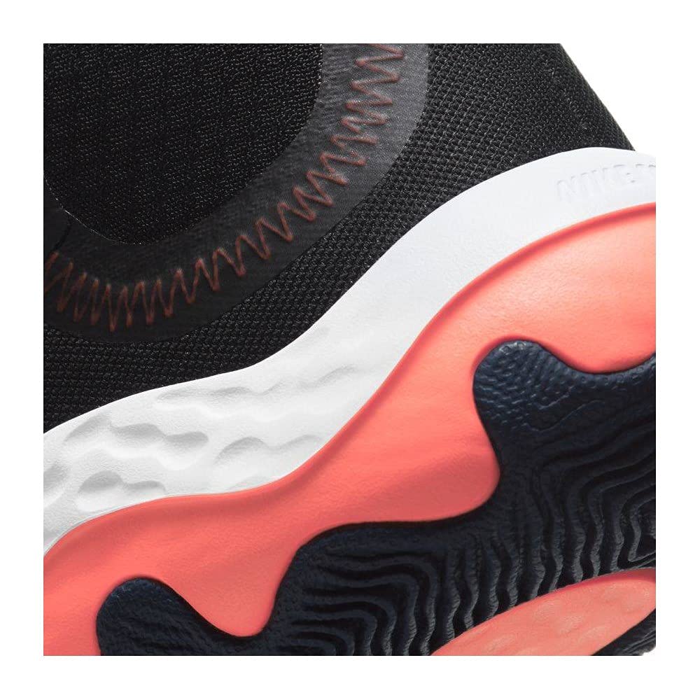 Nike Renew Elevate Running Shoes for Big Kids & Men - Black/Thunder Blue/Bright Mango (CK2669-006) Size 13 - Lightweight Comfort for Training & Gym Workouts