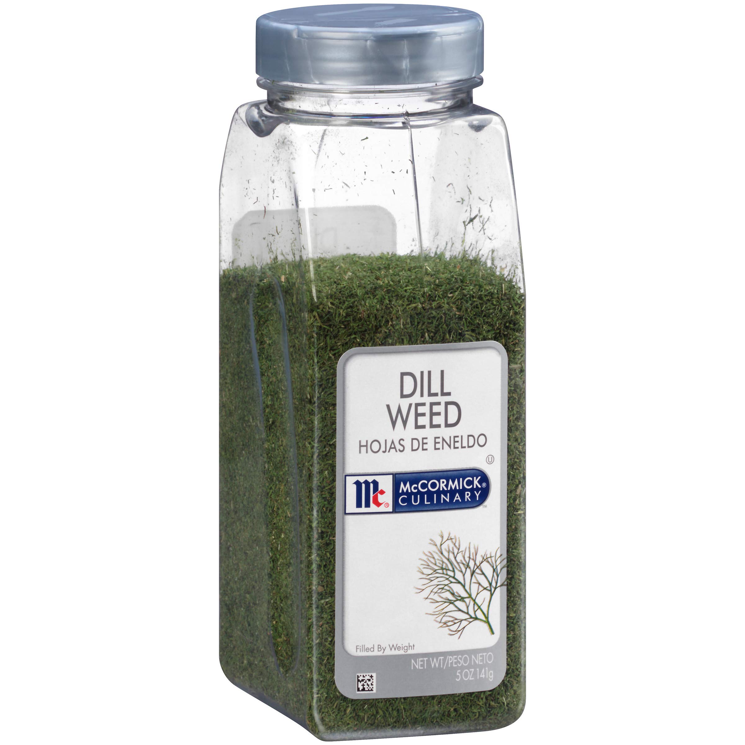 McCormick Culinary Dried Dill Weed Seasoning - 5 oz (Pack of 6) | Premium Dill Herb for Cooking, Baking & Seasoning | Perfect for Soups, Seafood, Dips, Stuffings & Salad Dressings | Restaurant & Home Kitchen Essential