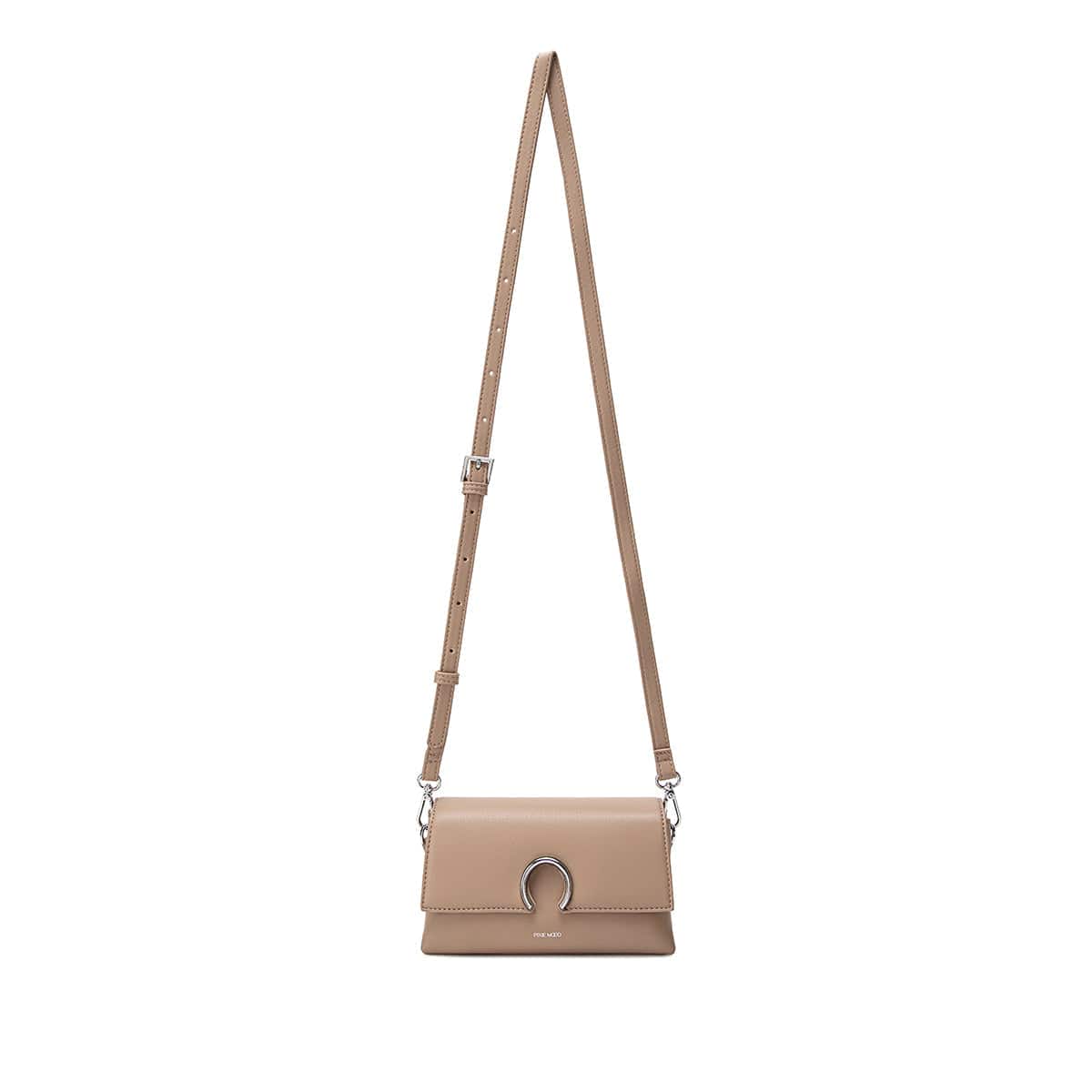 Ruth Vegan Leather Small Crossbody Bag for Women | Latte Brown | Perfect for Everyday Use, Work, and Travel