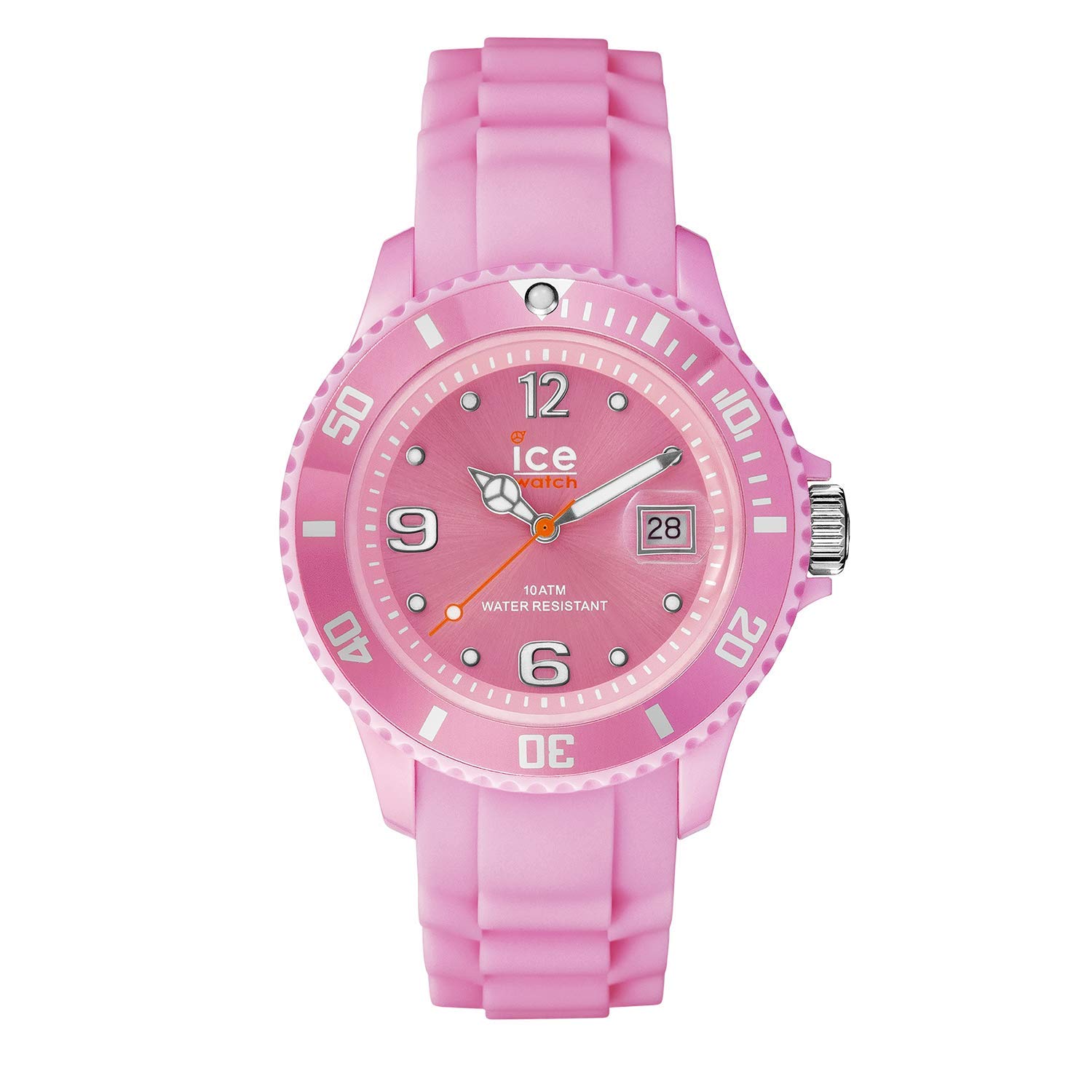 Ice-Watch Unisex SI.PK.U.S.09 Sili Collection Pink Plastic & Silicone Watch - Stylish Waterproof Wristwatch for Men & Women, Perfect for Casual Wear, Sports & Everyday Fashion Accessory