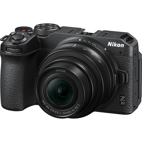 Nikon Z30 Mirrorless Camera with 16-50mm Lens Kit - Compact & Lightweight for Vlogging, Travel & Street Photography | Perfect for Content Creators & Beginners