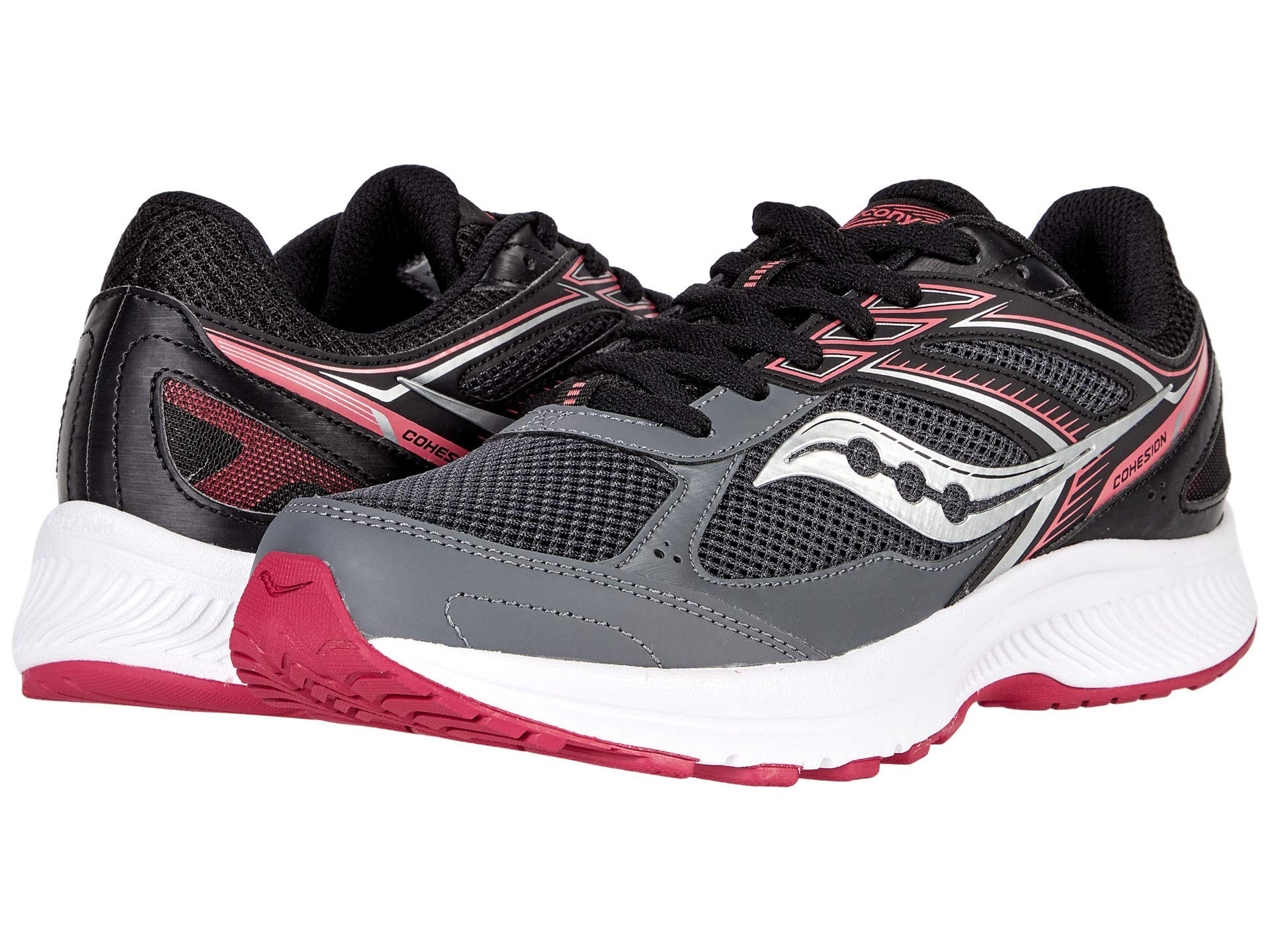 Saucony Women's Cohesion 14 Road Running Shoes - Lightweight Cushioned Sneakers for Women, Comfortable Walking & Jogging Shoes for Daily Workouts, Gym, and Outdoor Activities