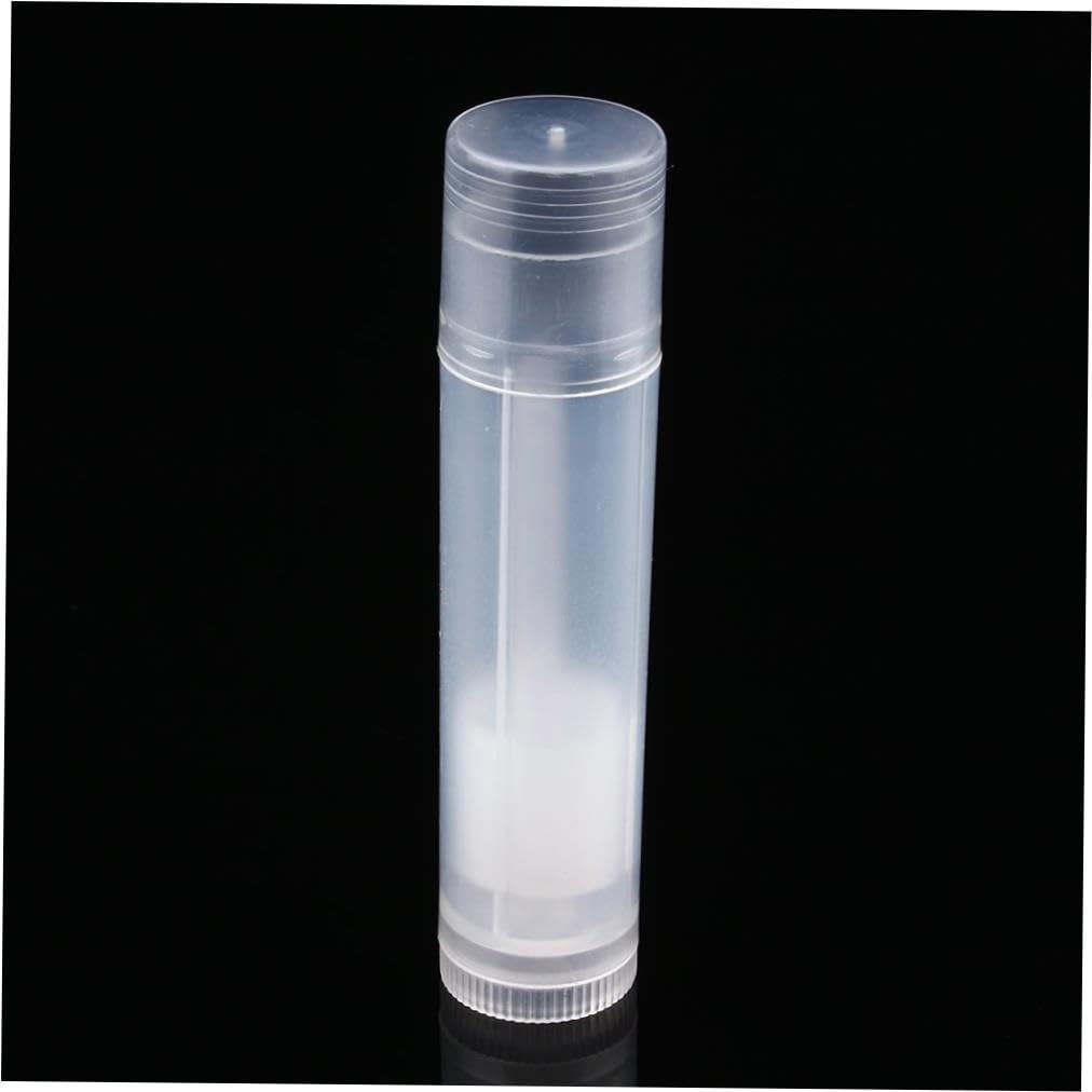 50-Pack 5ml Clear Lip Balm Tubes - Empty DIY Containers for Homemade Lip Balms, Cosmetics & Craft Projects - Perfect for Small Batch Production, Gift Making & DIY Beauty Products