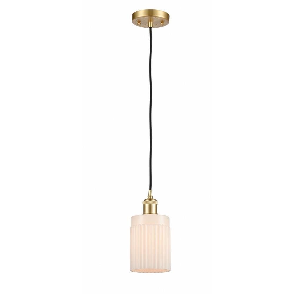 Innovations Lighting Hadley 1-Light Mini Pendant - Modern Single Bulb Hanging Fixture for Kitchen Island, Dining Room, or Entryway Lighting