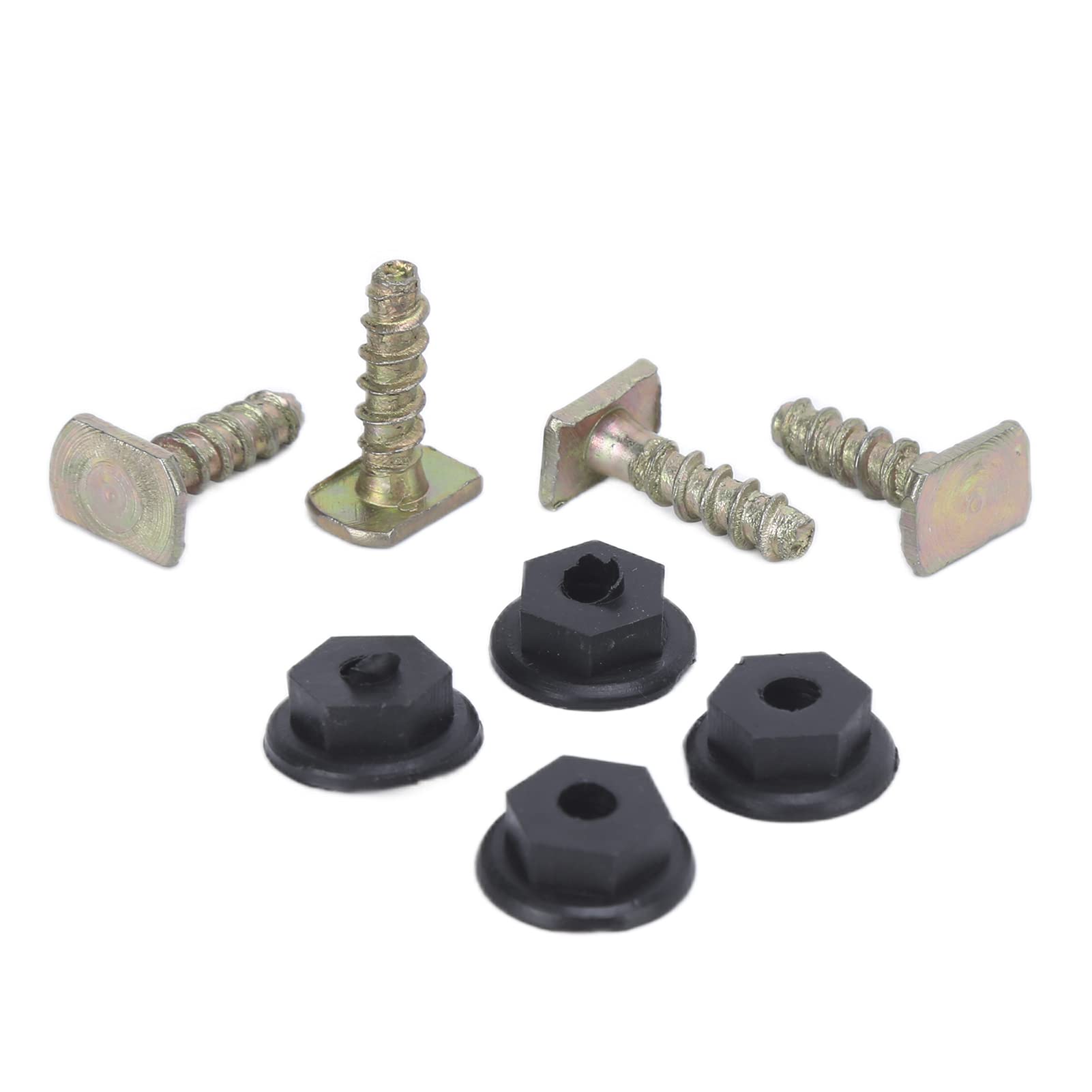 Wheel Arch Trim Clips with Screws - 12290 Replacement Parts Compatible with Vauxhall Corsa 2000-2006 | Front Fender Fasteners for Car Body Repair & Maintenance