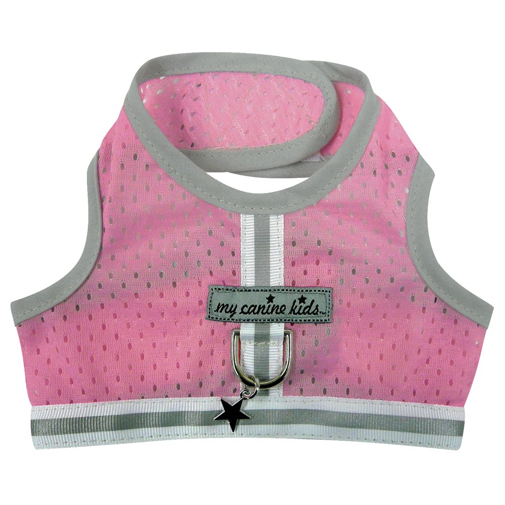 **Reflective Mesh Dog Harness for Small Dogs & Puppies | Breathable, Adjustable Velcro Strap | Perfect for Walking, Running & Outdoor Adventures**