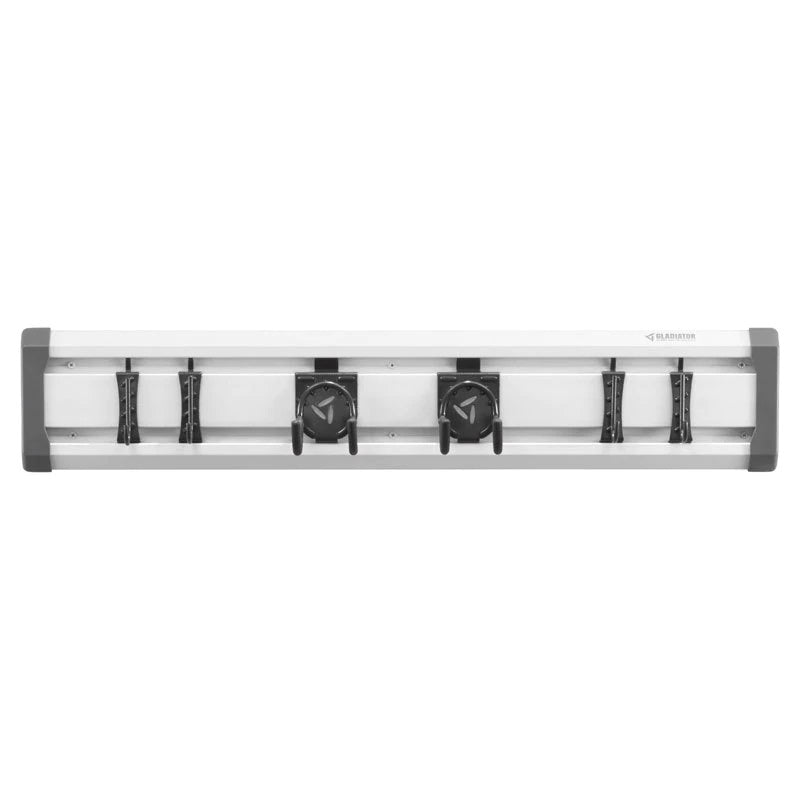 Gladiator GearTrack Essentials Pack - Heavy Duty Wall Organizer for Garage, Workshop & Storage - Perfect for Tools, Sports Equipment & DIY Projects
