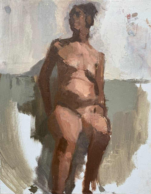 Nude Study Art Print by Carolyn Pyfrom - Elegant Home Decor for Living Room, Bedroom & Office Wall Art