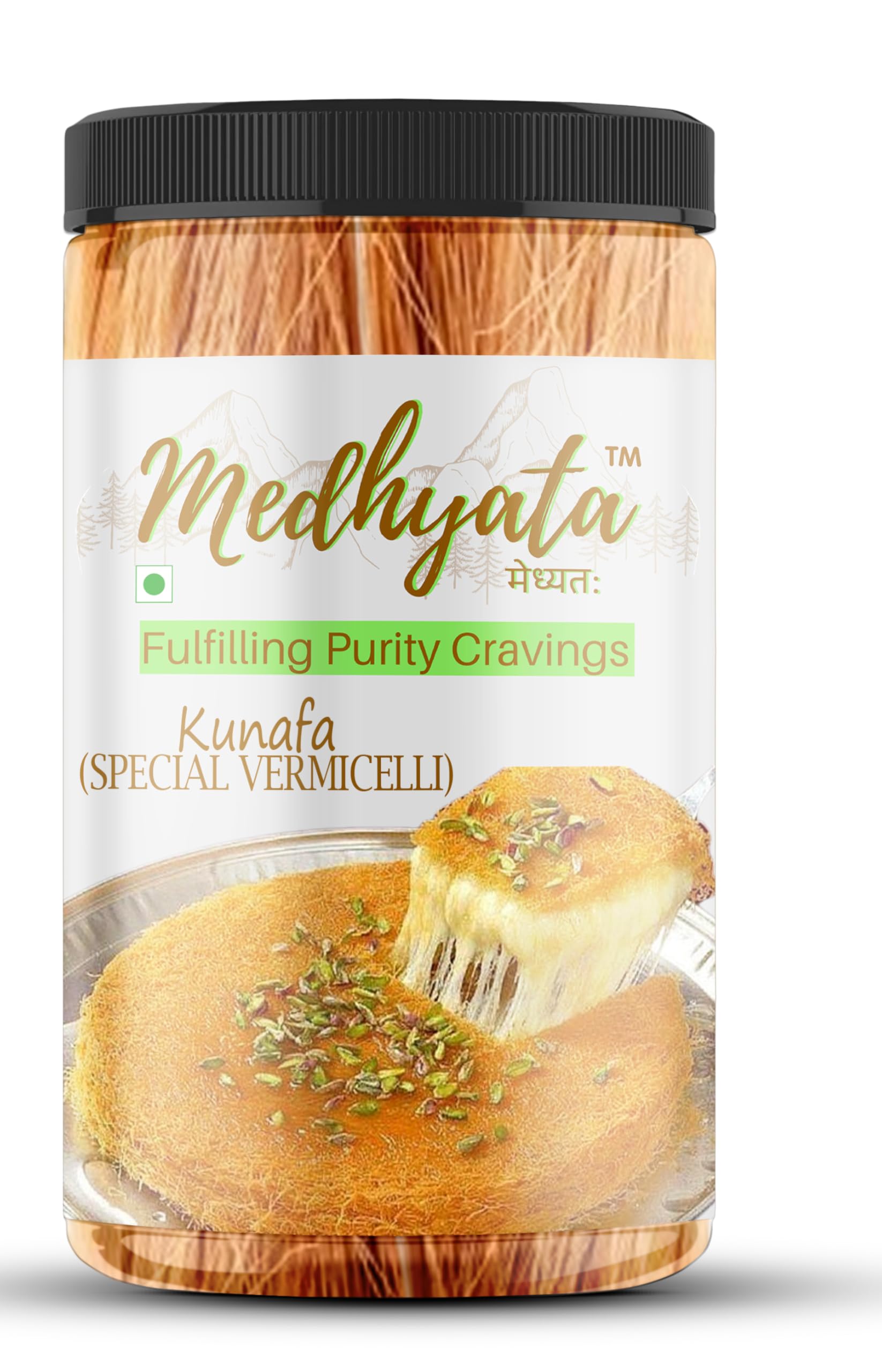 Medhyata Kunafa Special Vermicelli - Authentic Arabic Sweet Dessert Maker (300g) | Perfect for Ramadan, Eid Celebrations & Middle Eastern Cuisine