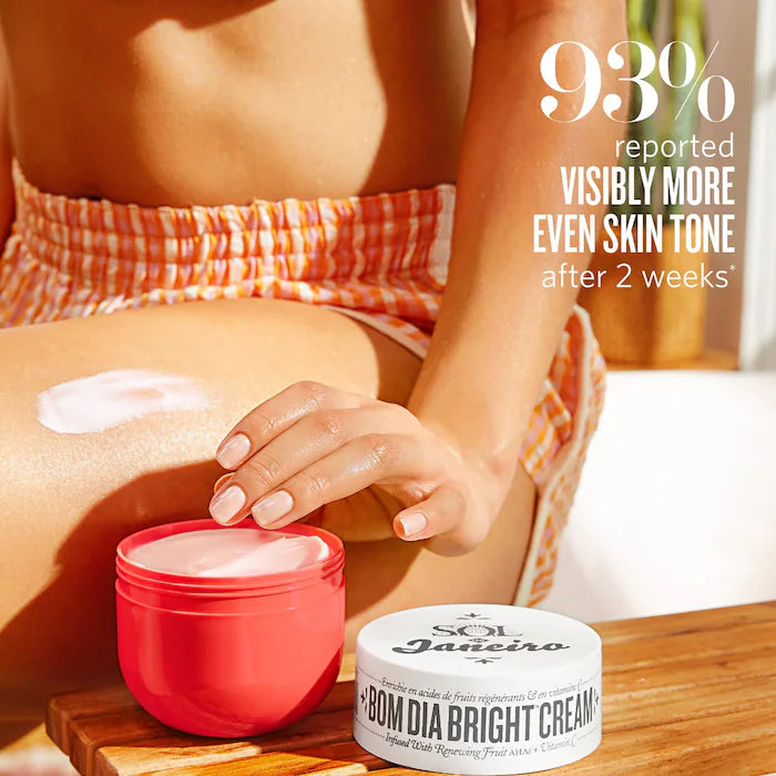 Bom Dia Bright™ Vitamin C Glow Body Cream by Sol de Janeiro – Brighten & Hydrate Skin for a Radiant Glow | Perfect for Daily Use & Special Occasions