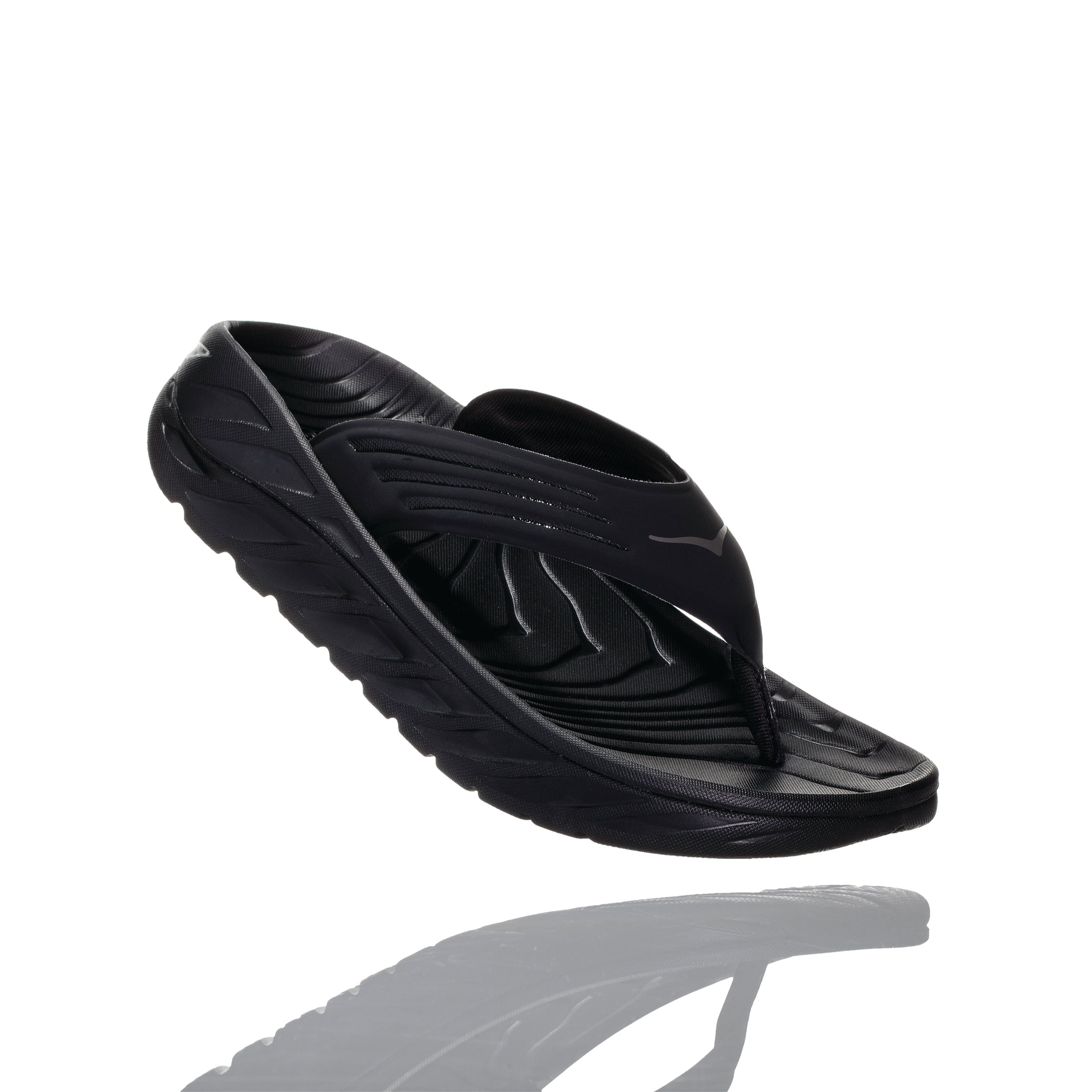 Men's Ora Recovery Flip Flops - Comfortable Black Sandals for Men | Perfect for Beach, Pool & Casual Wear