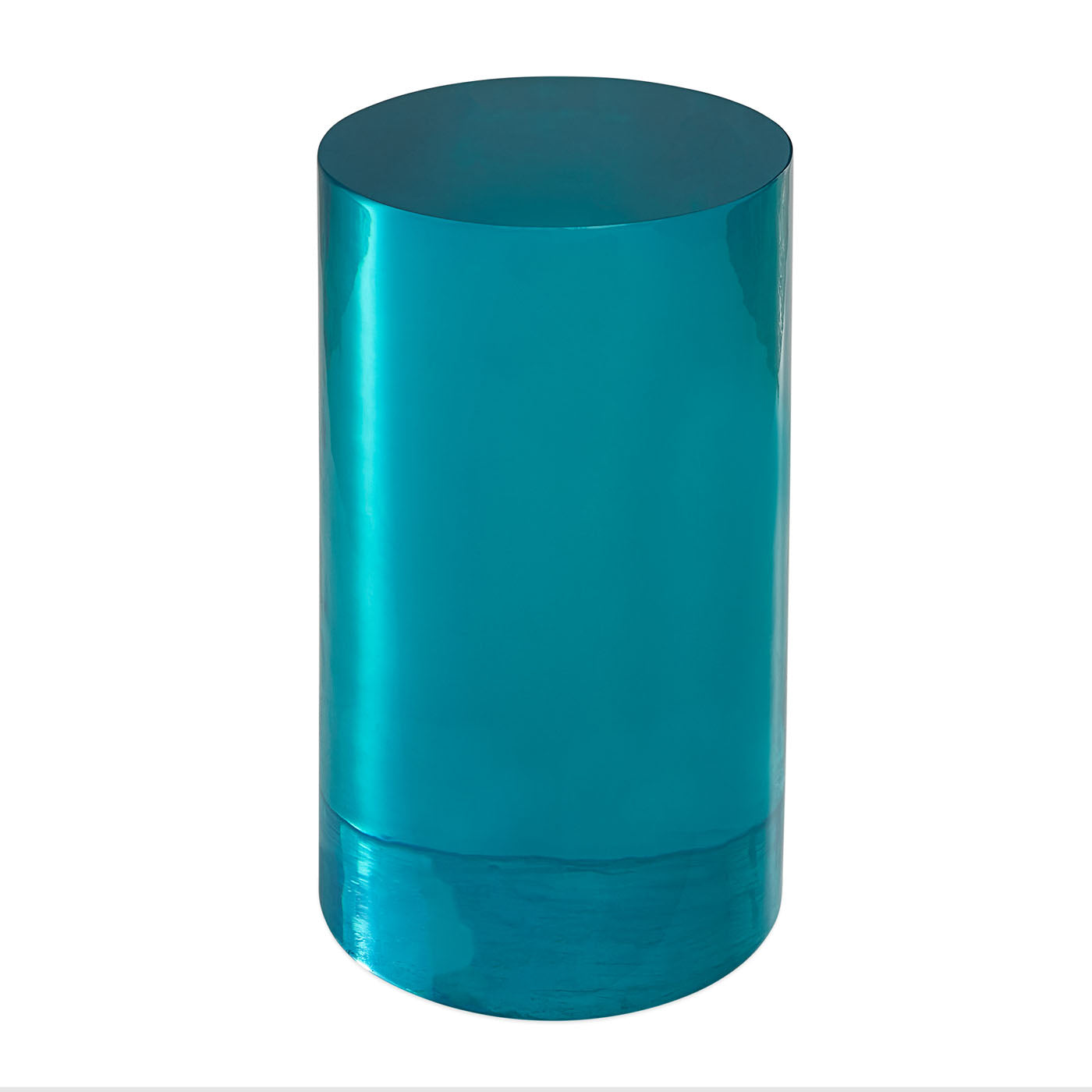Clear Acrylic Cylinder Table - Modern Transparent Side Table for Living Room, Bedroom, Office - Perfect for Display, Storage & Decor