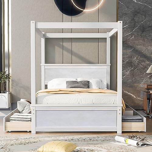 White With 4drawers