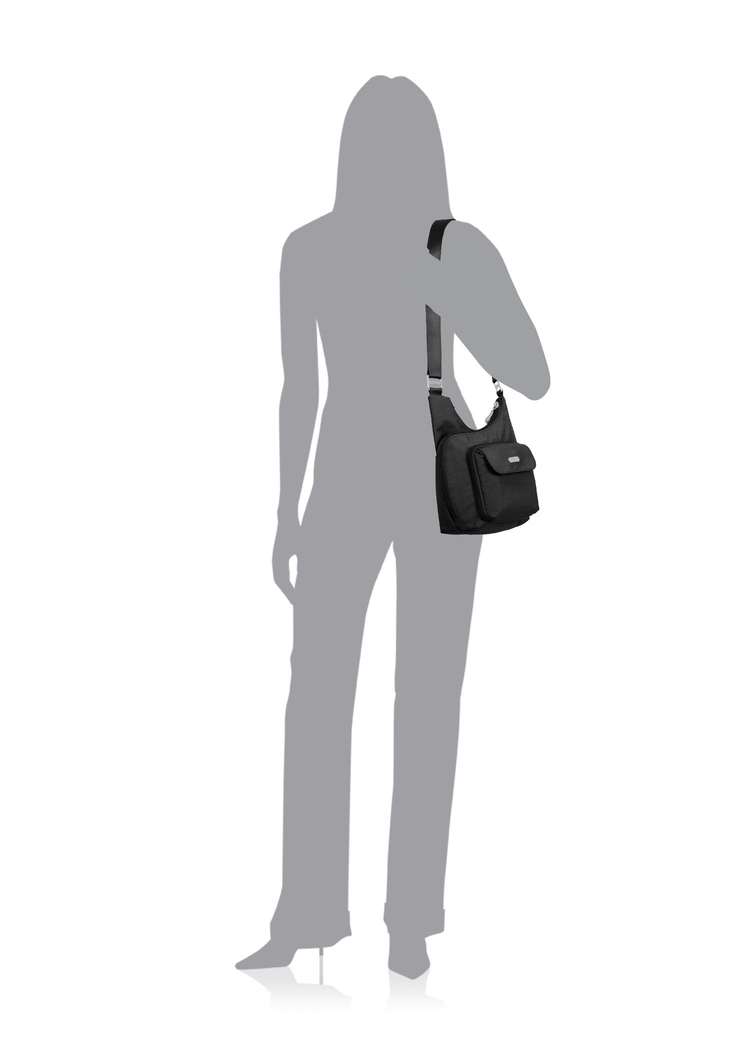 Baggallini Criss Cross Bag - Stylish & Lightweight Crossbody Purse for Women | Perfect for Travel, Work & Everyday Use